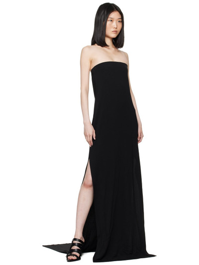Ann Demeulemeester Black Aura X-Long Maxi Dress outlook