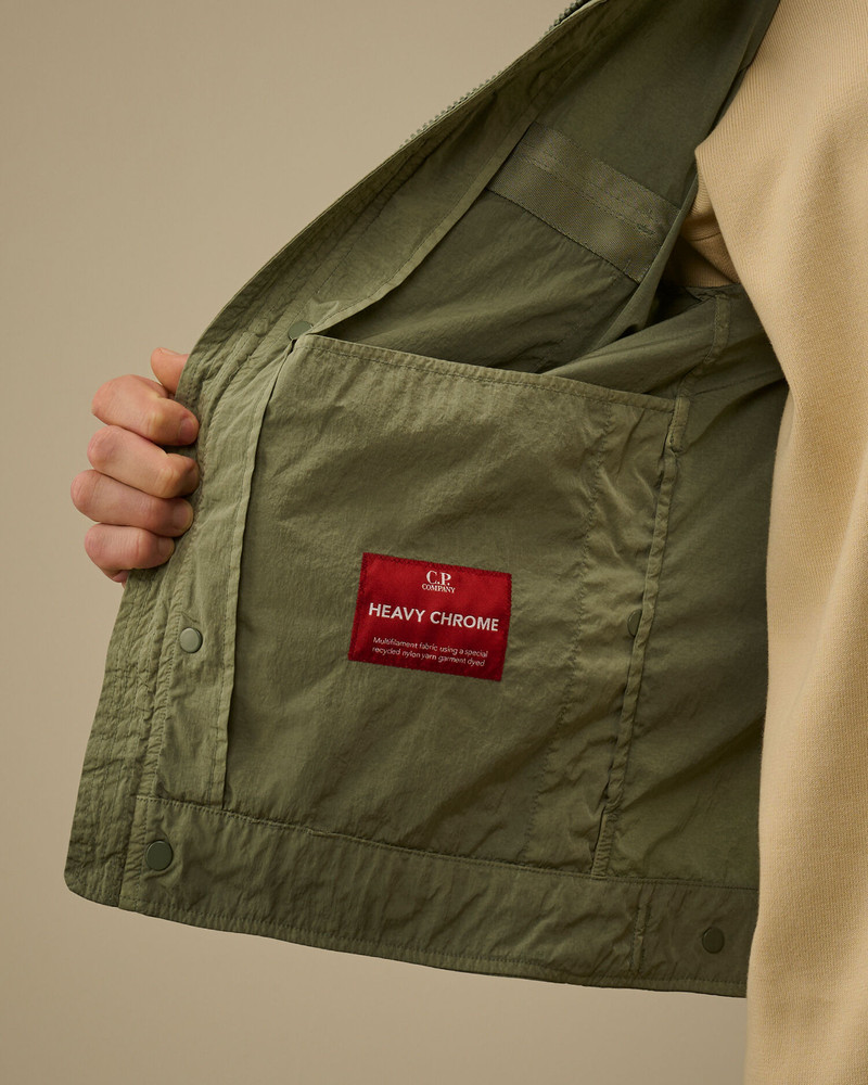 Heavy Chrome-R Zipped Lens Overshirt 7