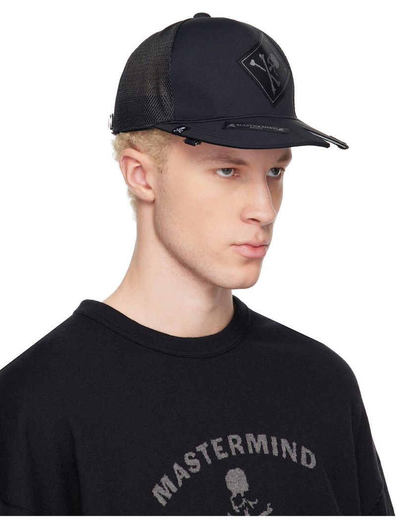 MASTERMIND WORLD Black MW Tagged Cap outlook