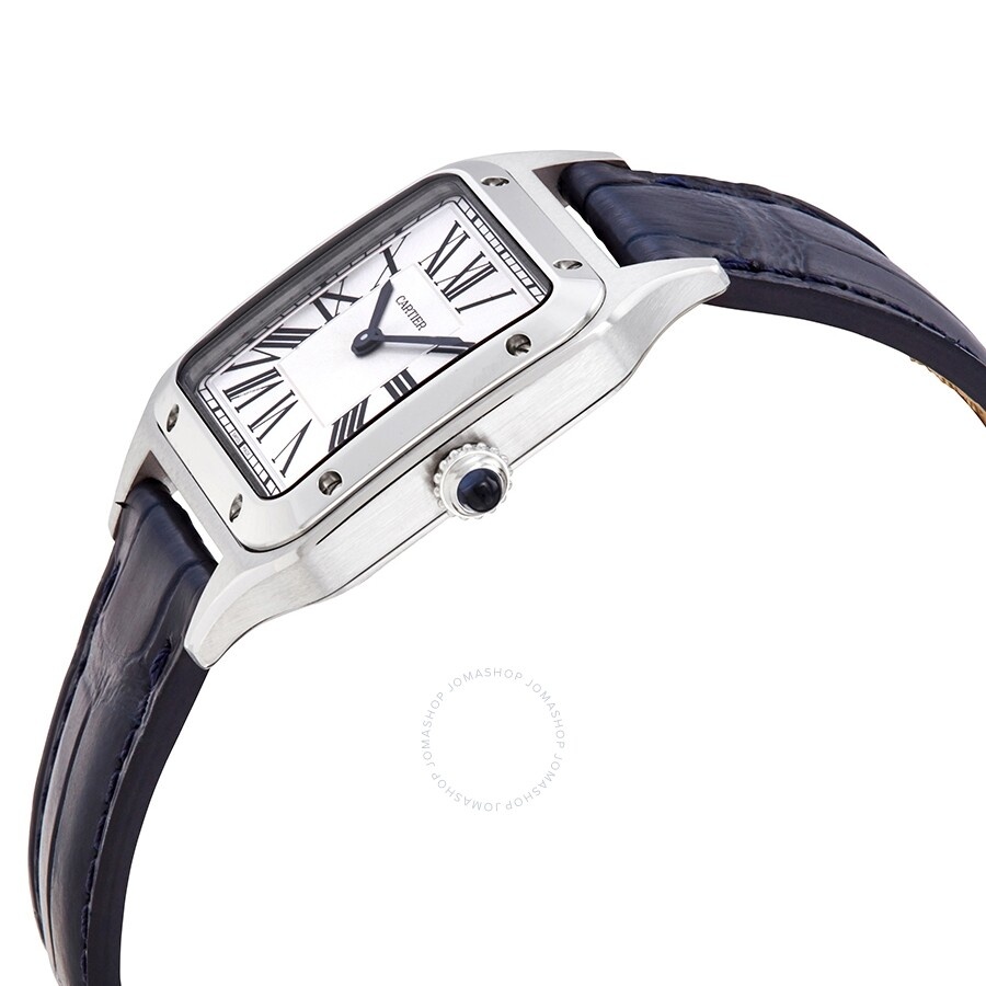 Cartier Santos-Dumont Small Model Quartz Silver Dial Ladies Watch WSSA0023 - 2