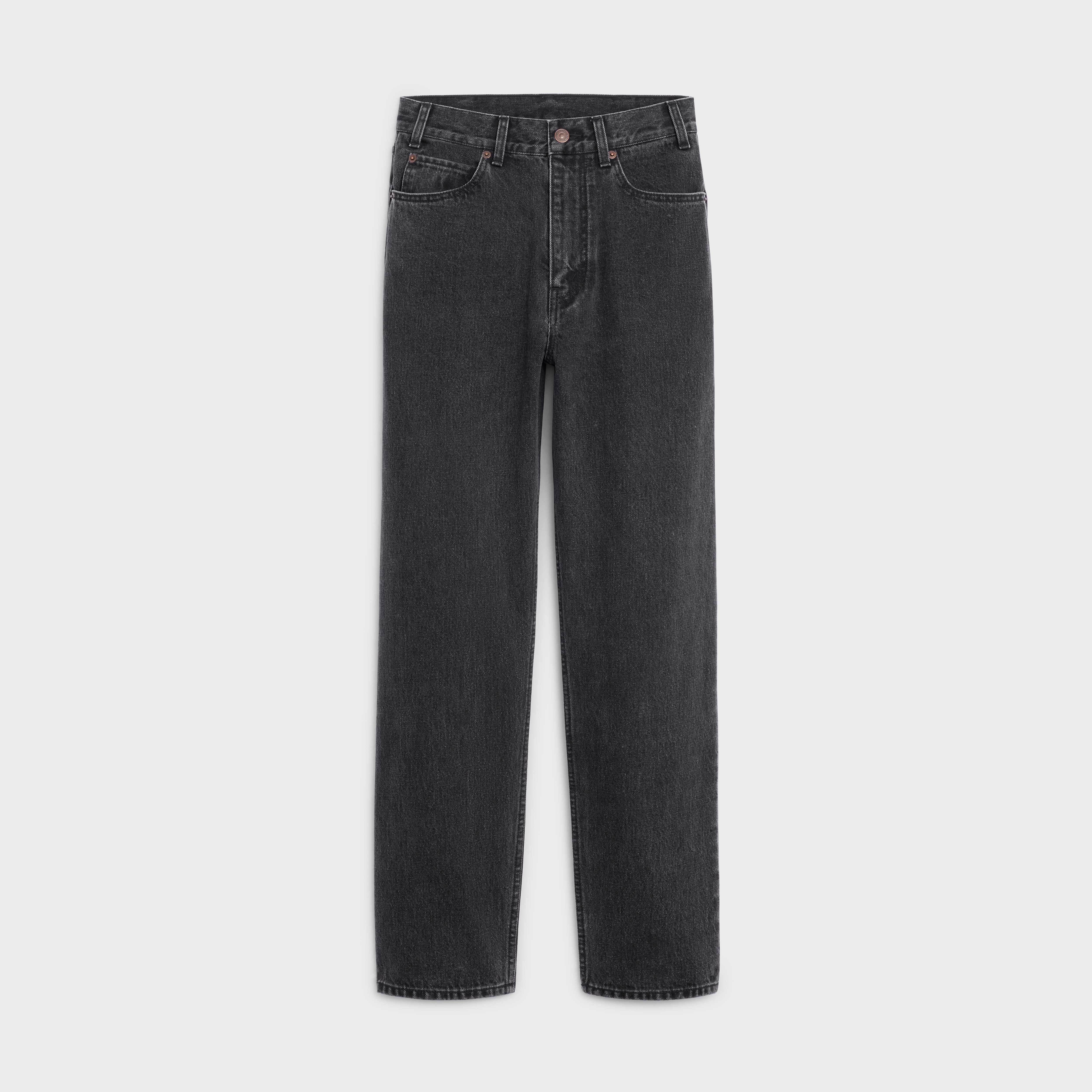 MARGARET JEANS IN CHARCOAL WASH DENIM - 1