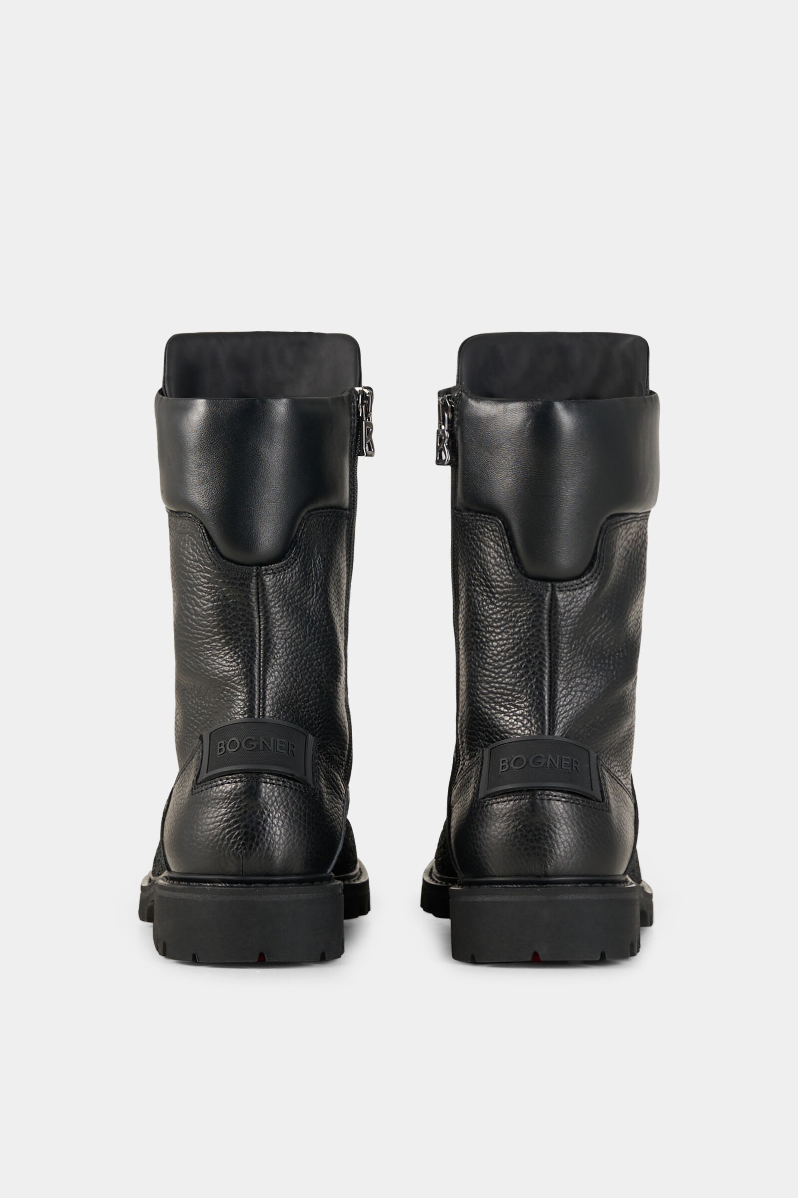 Helsinki X Bond 007 High boots with spikes in Black - 5