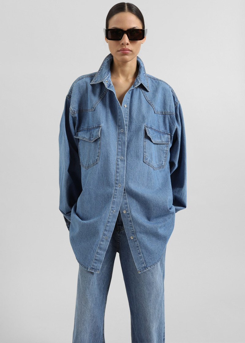 Desona Denim Shirt - Medium Wash 7