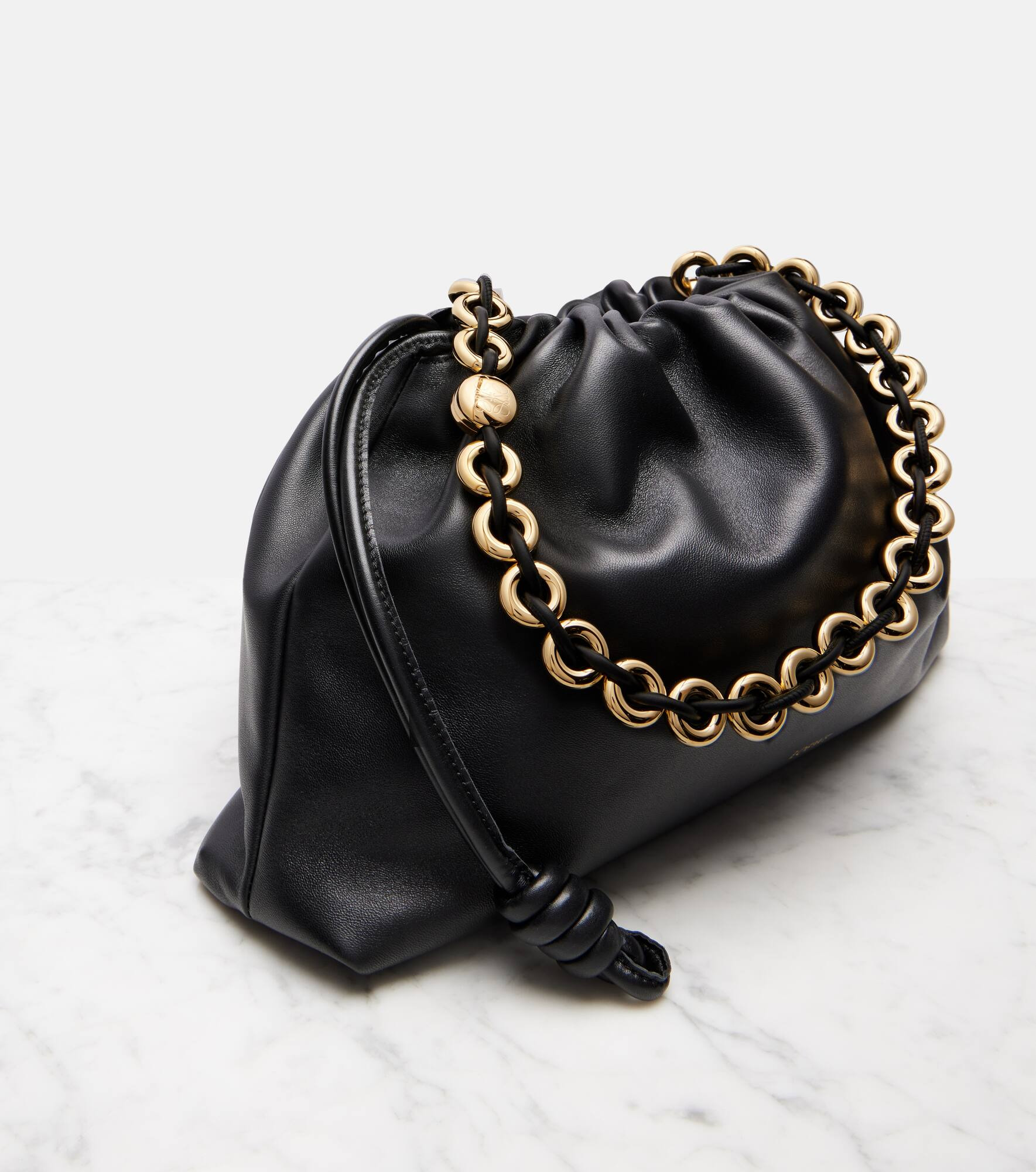 Flamenco Large leather shoulder bag - 6