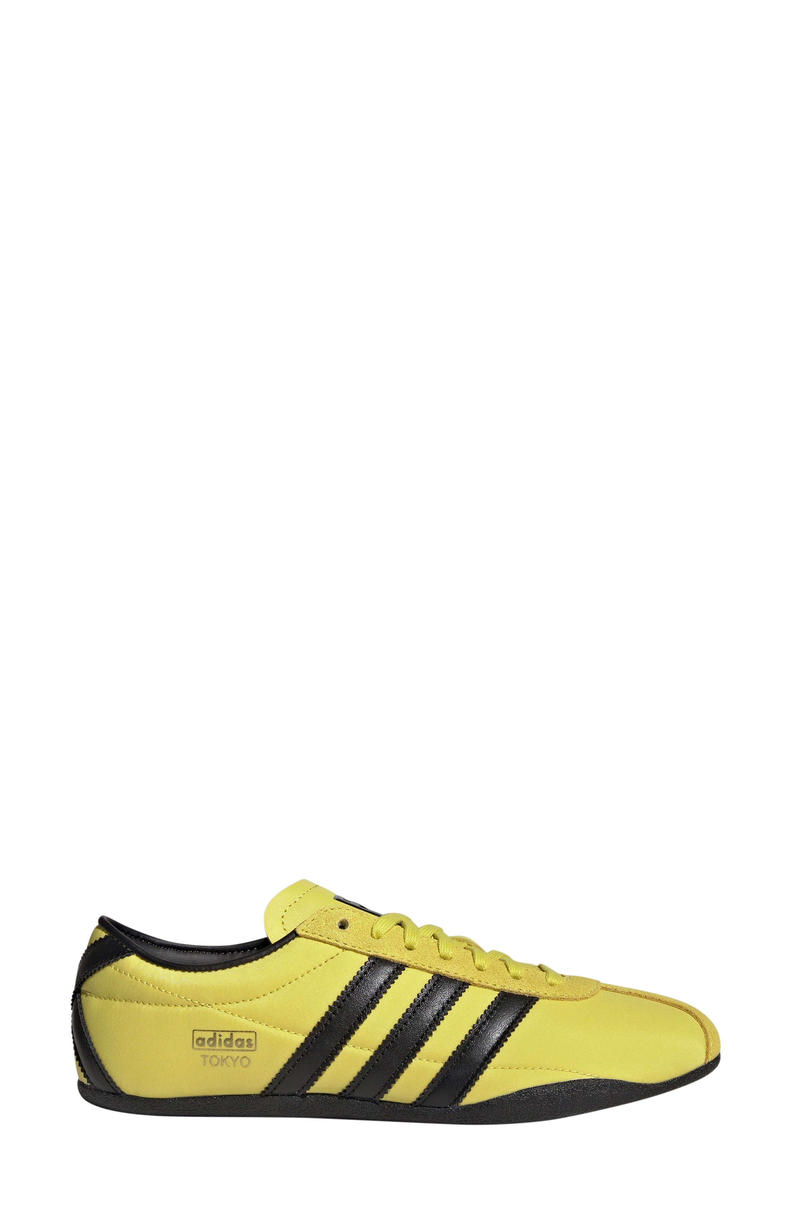 adidas Tokyo Low Top Suede Sneaker in Sulfur/Brown/Gold at Nordstrom - 3