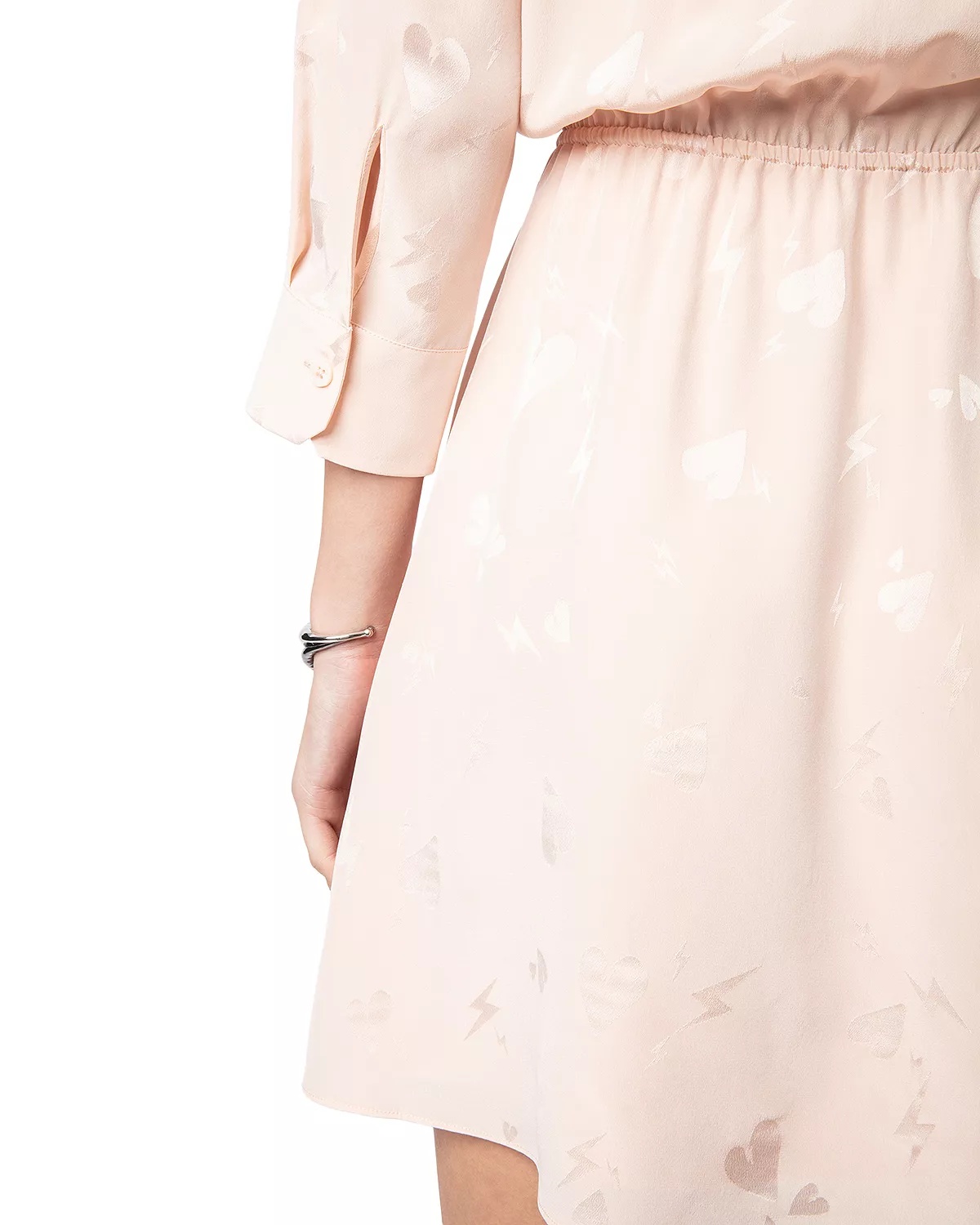 Rucus Silk Flash Heart Dress - 5