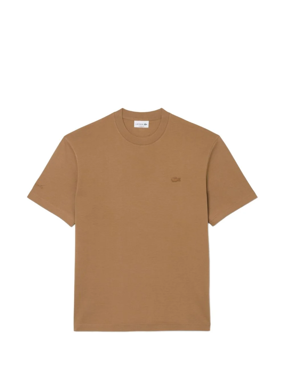 embroidered signature T-shirt - 1