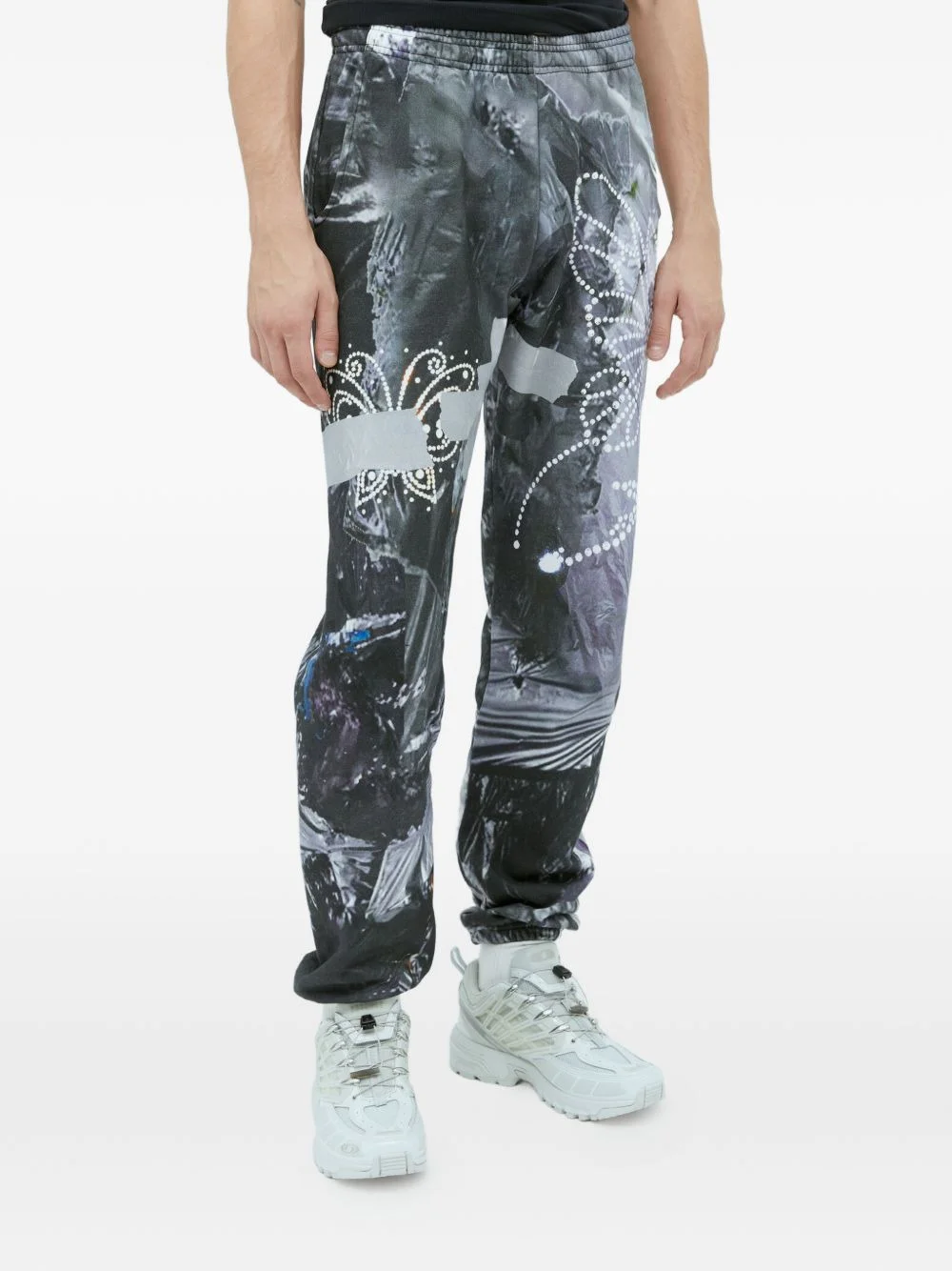 Garbage graphic-print track pants - 1