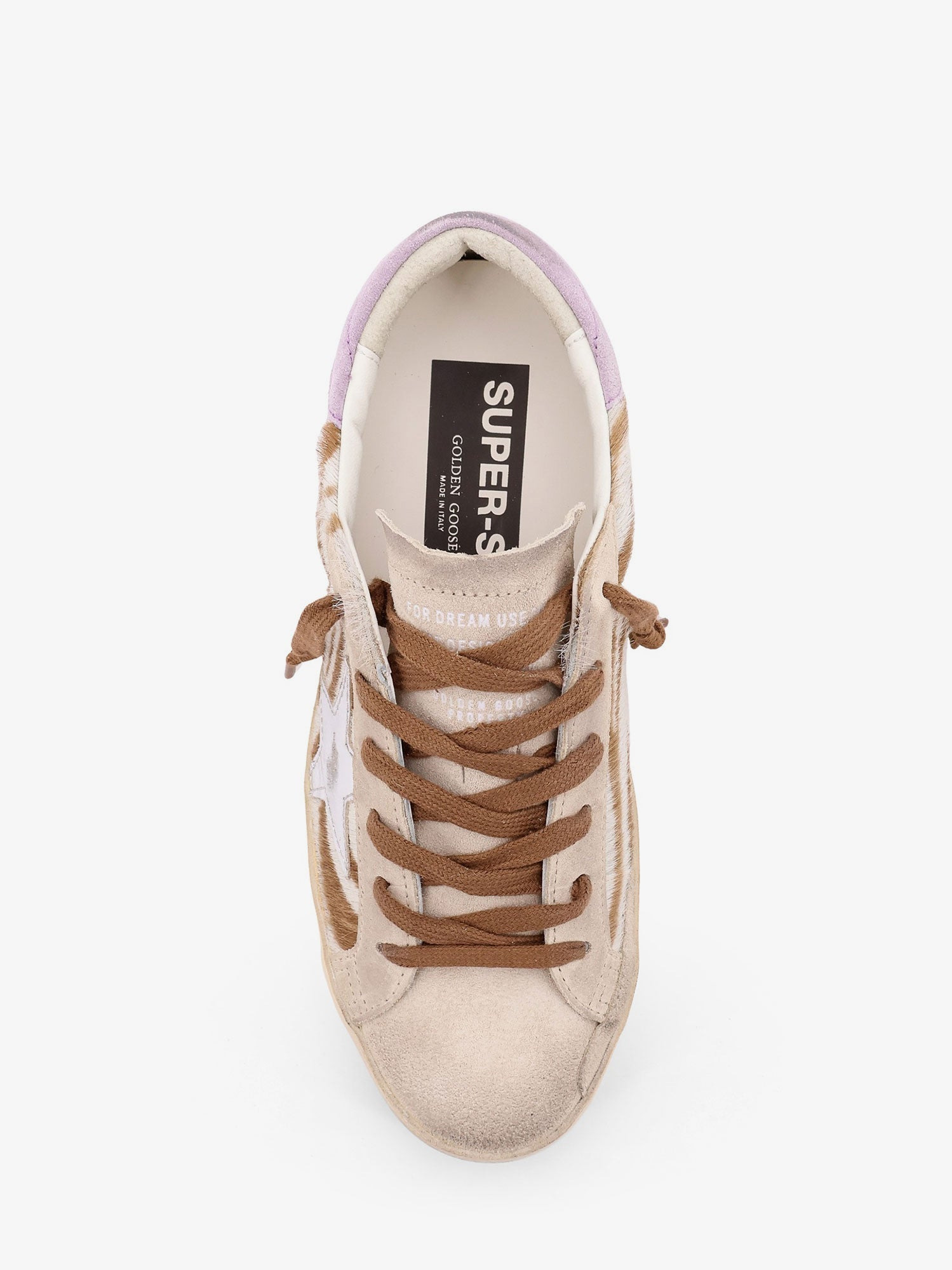 SUPER-STAR CLASSIC WITH LIST LOW-TOP PRINTED PONY SKIN SNEAKERS - 5