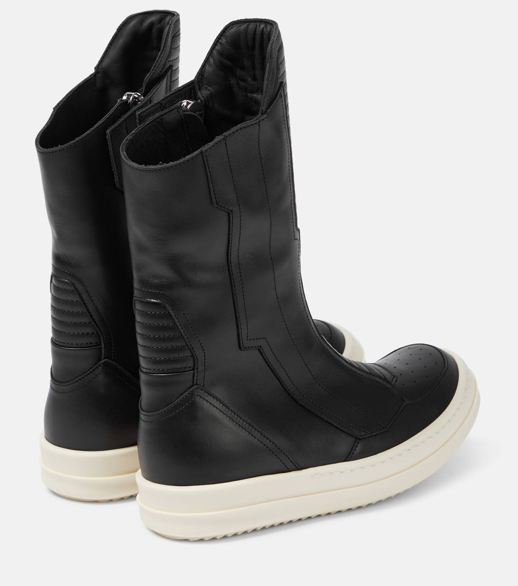 Leather sneakers - 3