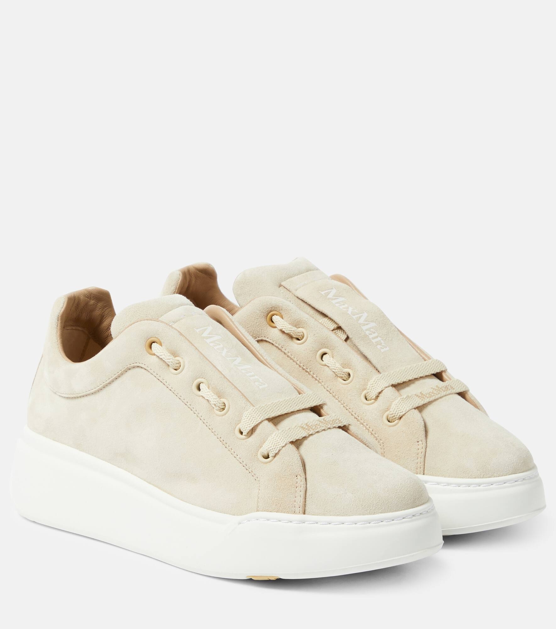 Maxi suede sneakers - 1