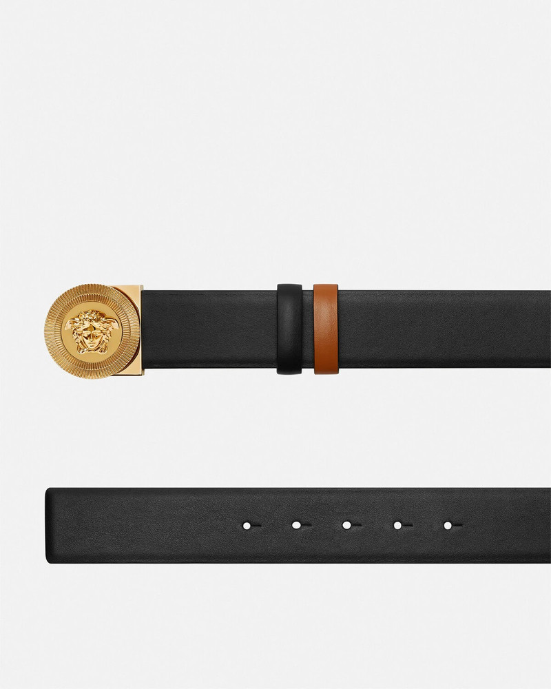 VERSACE Medusa Biggie Reversible Leather Belt 4 cm outlook