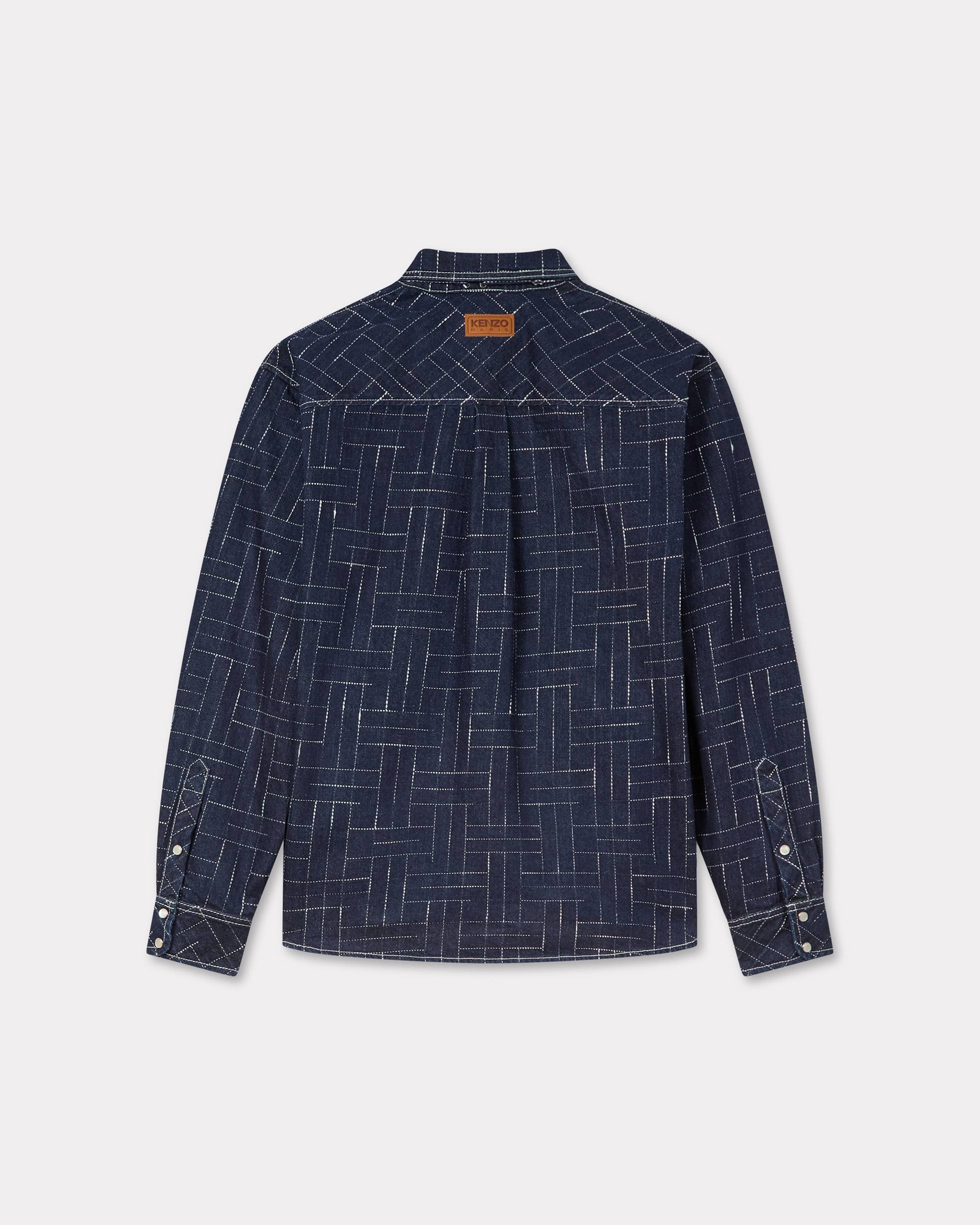 'KENZO Weave' shirt in japanese denim - 2