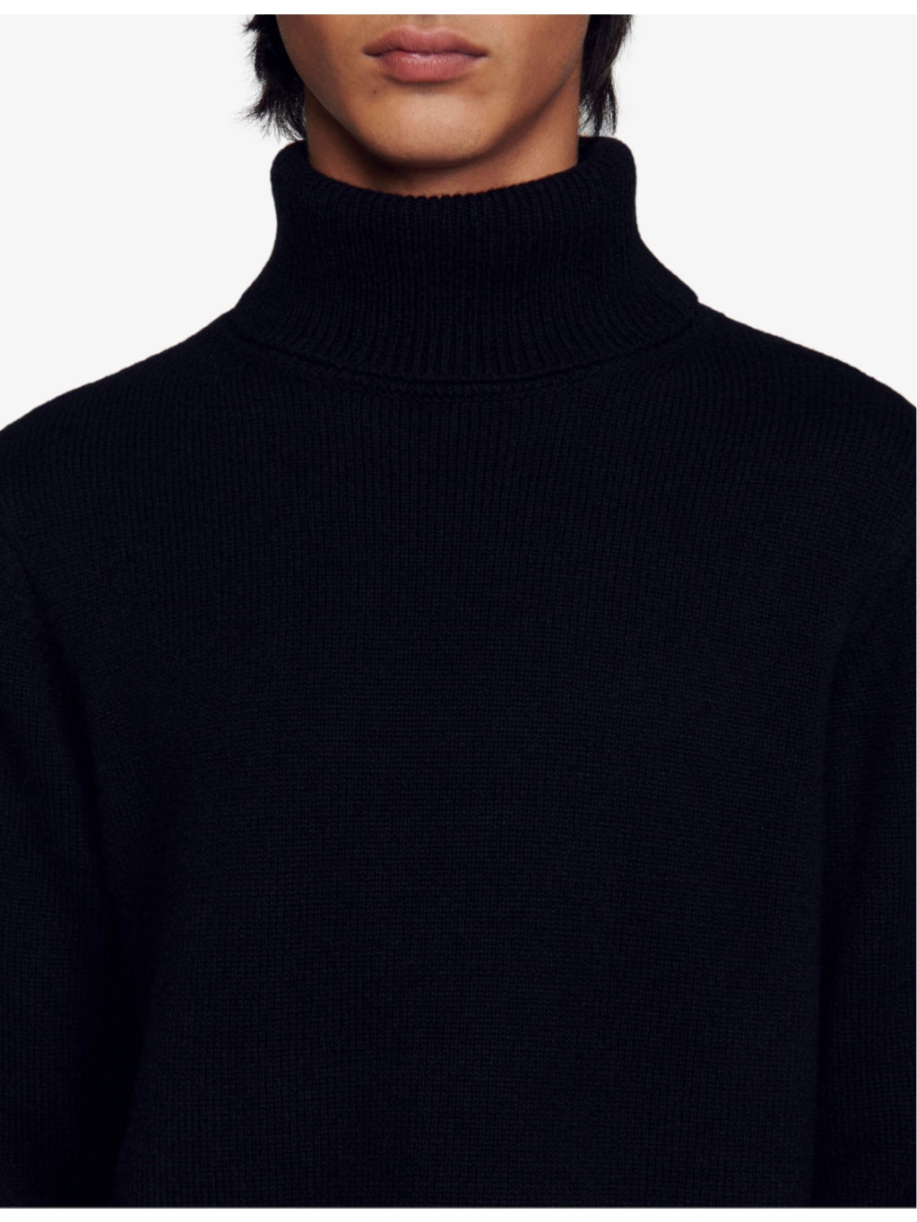 Turtleneck knitted wool-blend jumper - 5