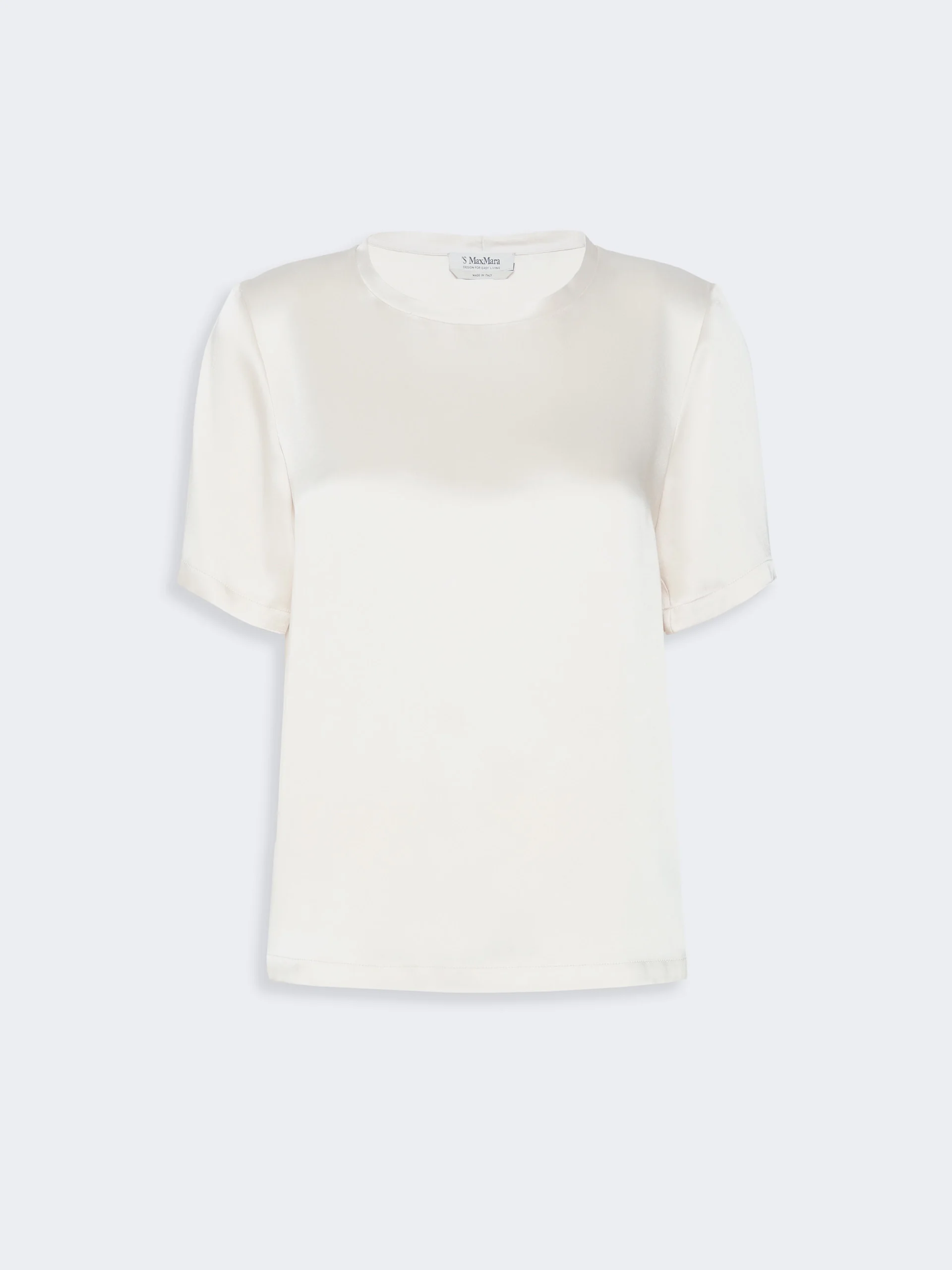 REA Viscose satin blouse - IVORY - 1