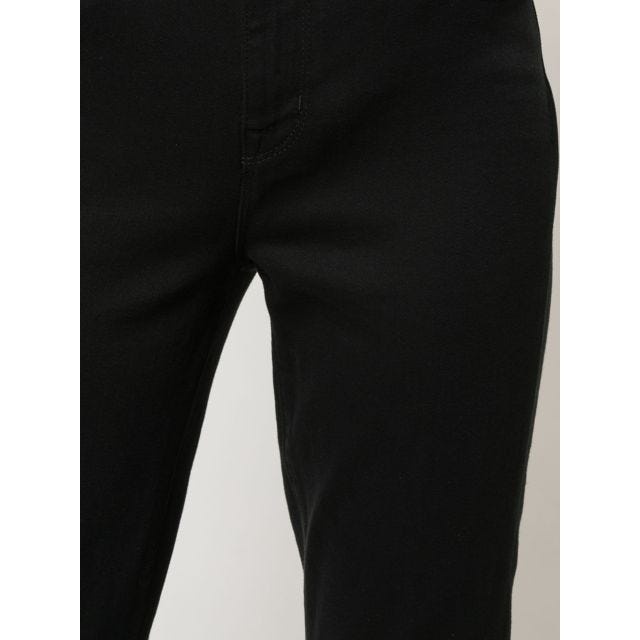 Black high-rise flared jeans - 5