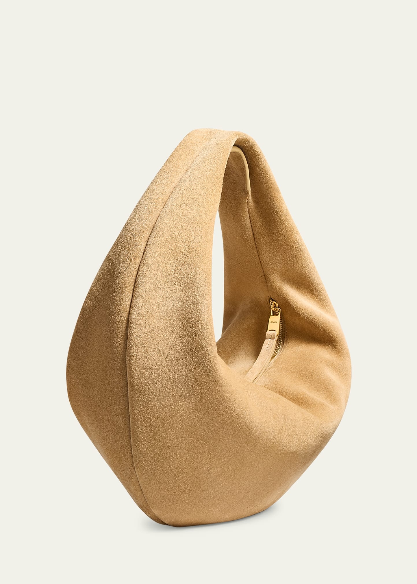 Olivia Medium Suede Hobo Bag - 3