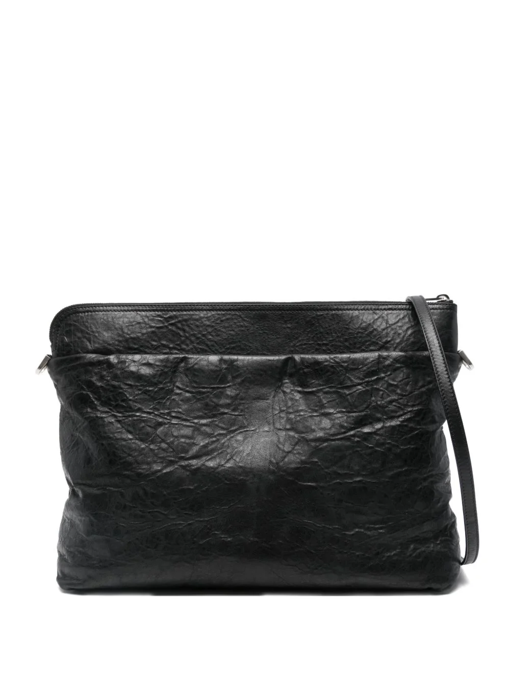 Big Adri zip-closure lambskin tote bag - 1