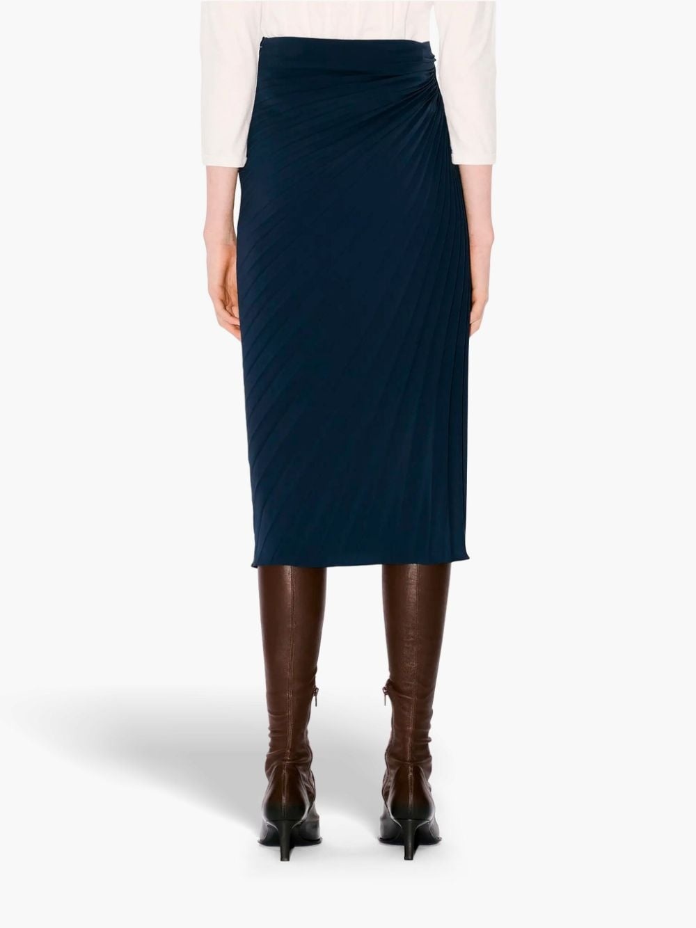 sunray-pleated midi skirt - 3