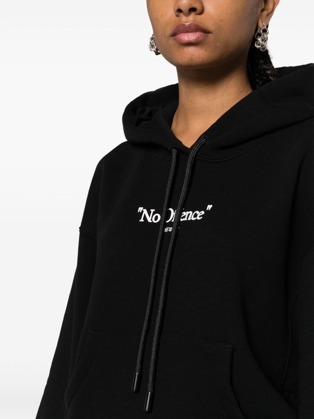 No Offence cotton hoodie - 5