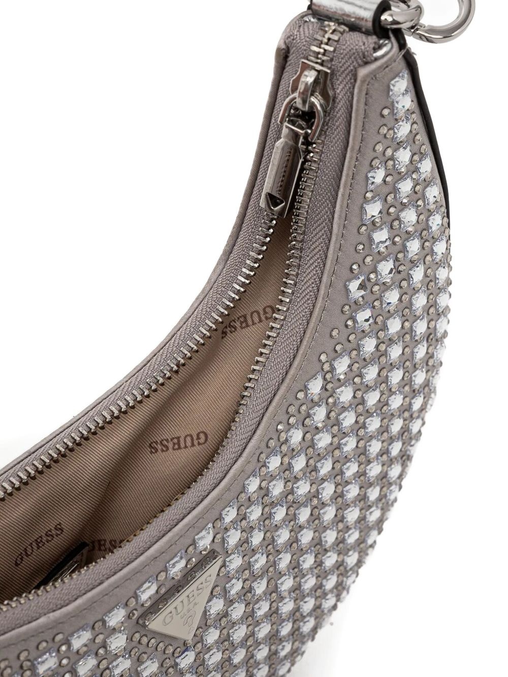 Lua rhinestone-embellished shoulder bag - 3
