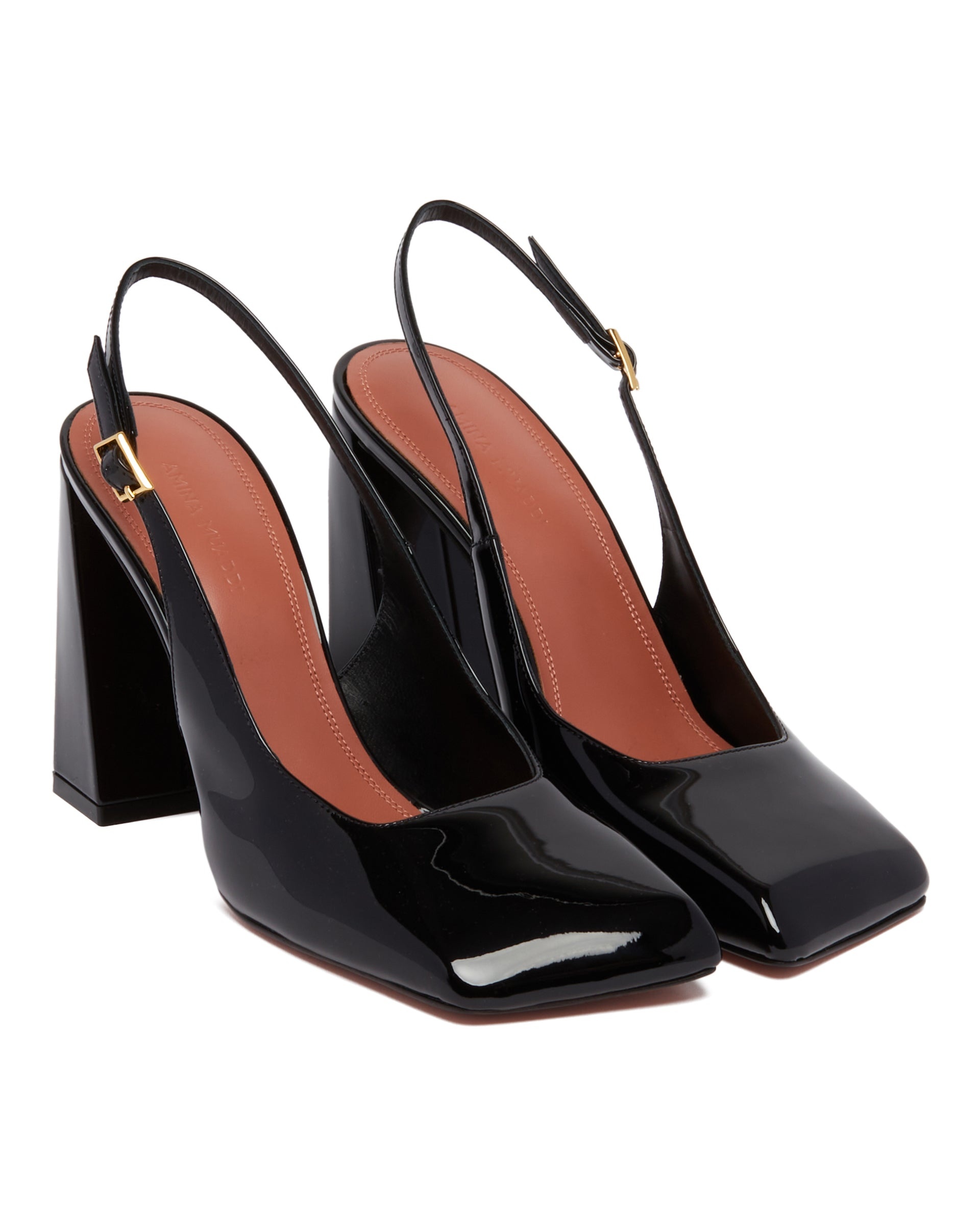 Black Charlotte Sling Pumps - 3