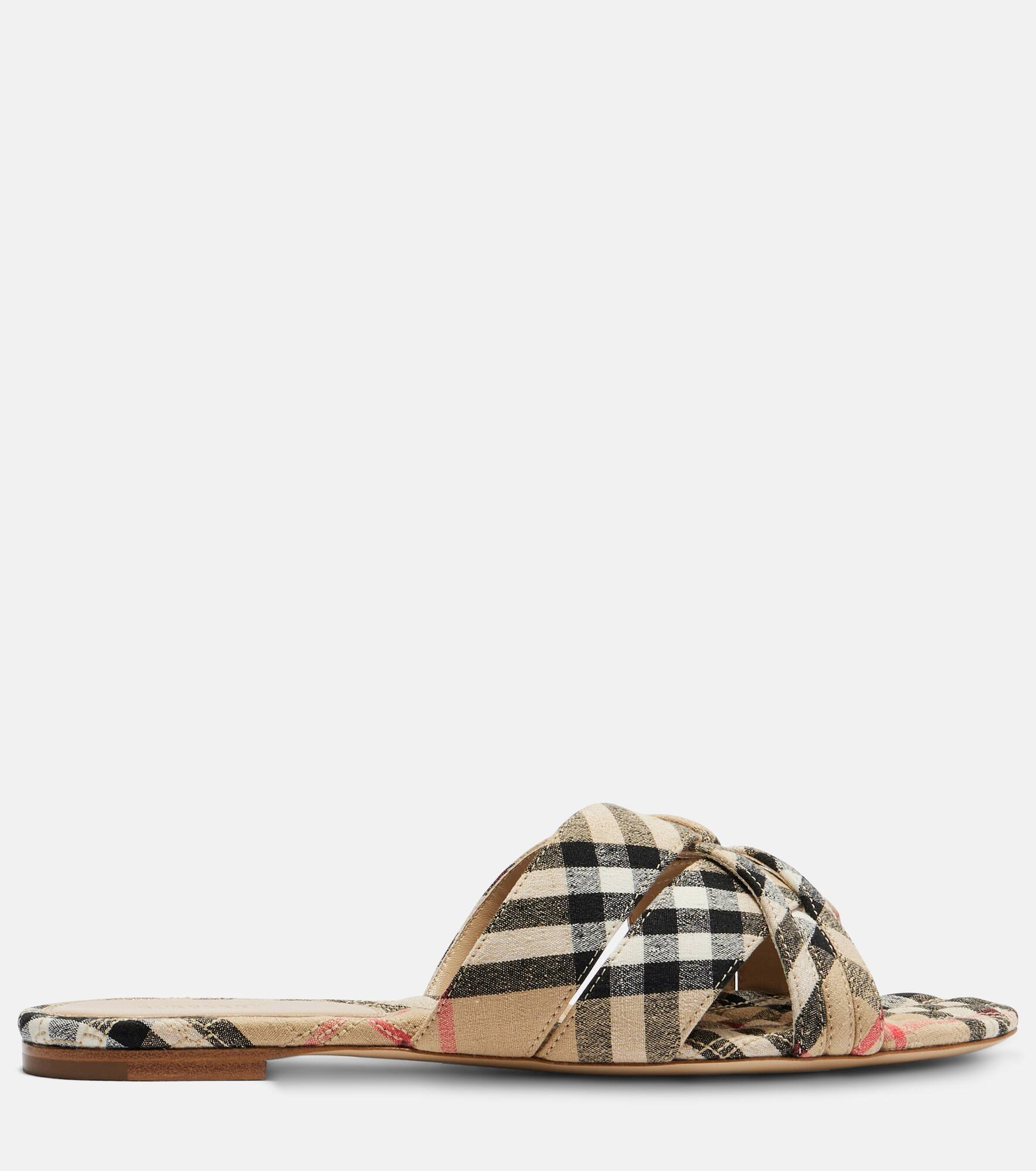 Burberry Check slides - 4