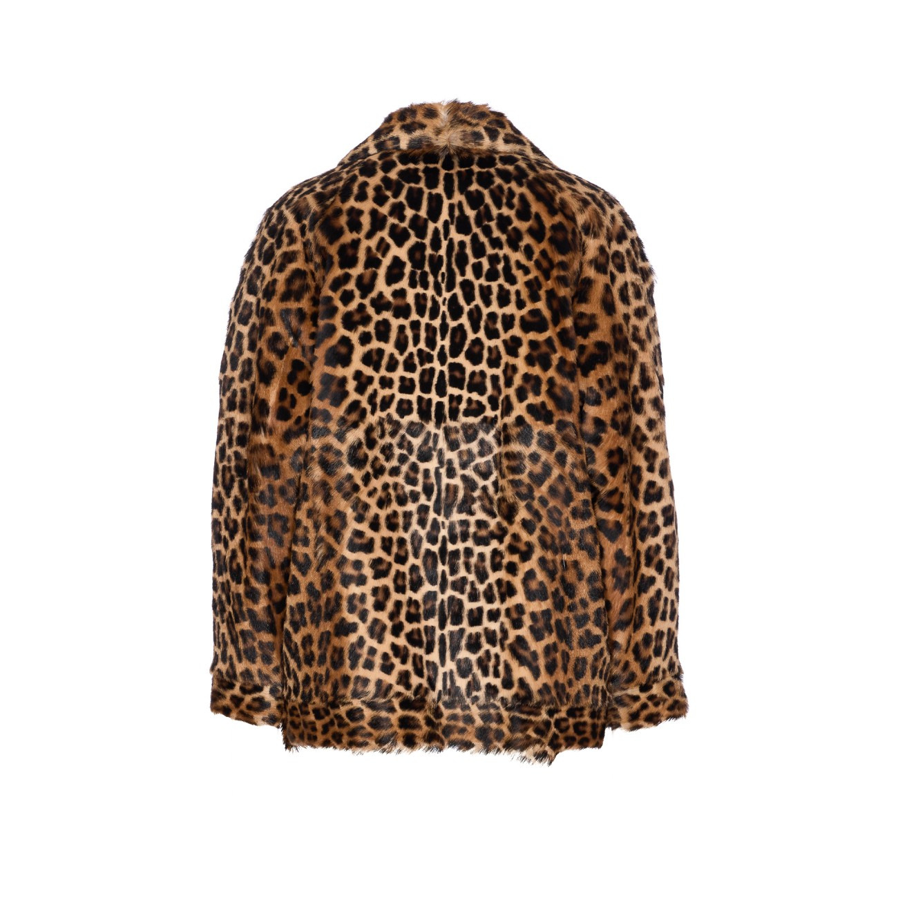 Saint Laurent Women Leopard Print Fur Jacket - 2