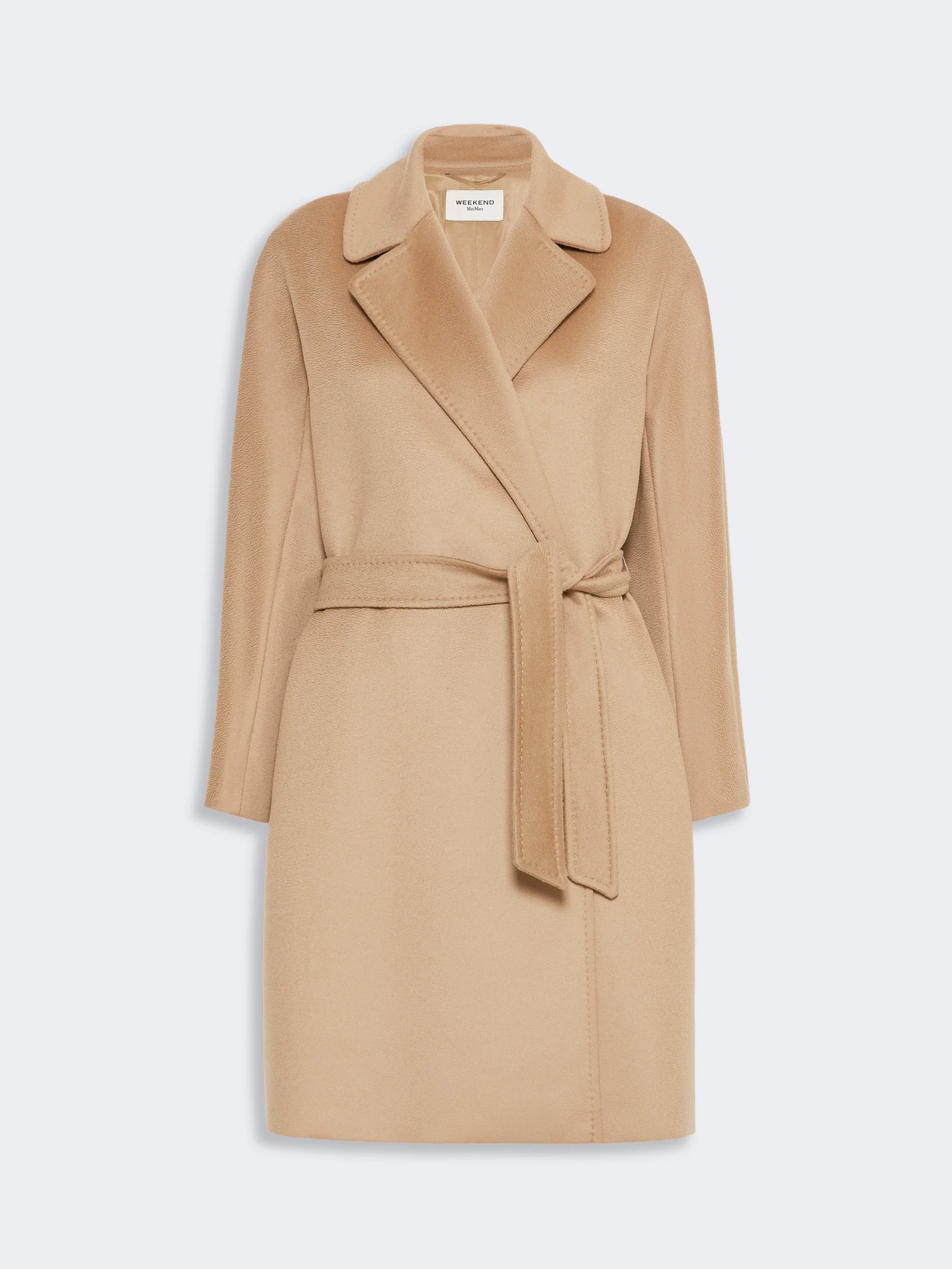 PEDALE Wool wrap coat - CAMEL - 1