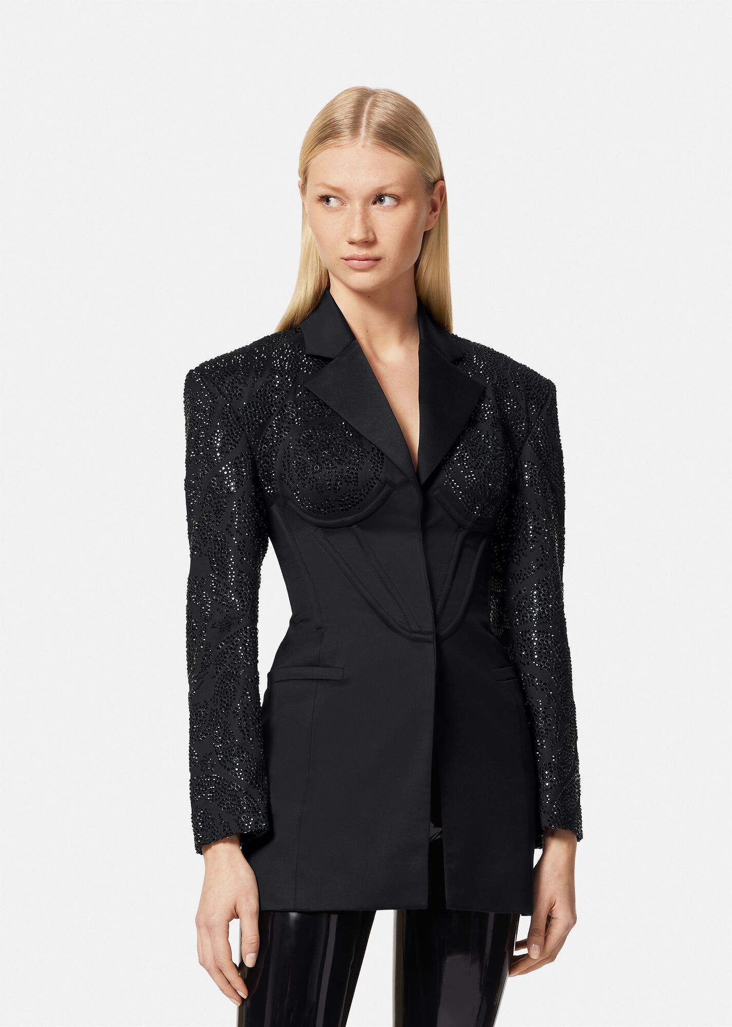 Barocco Embellished Corset Blazer - 3