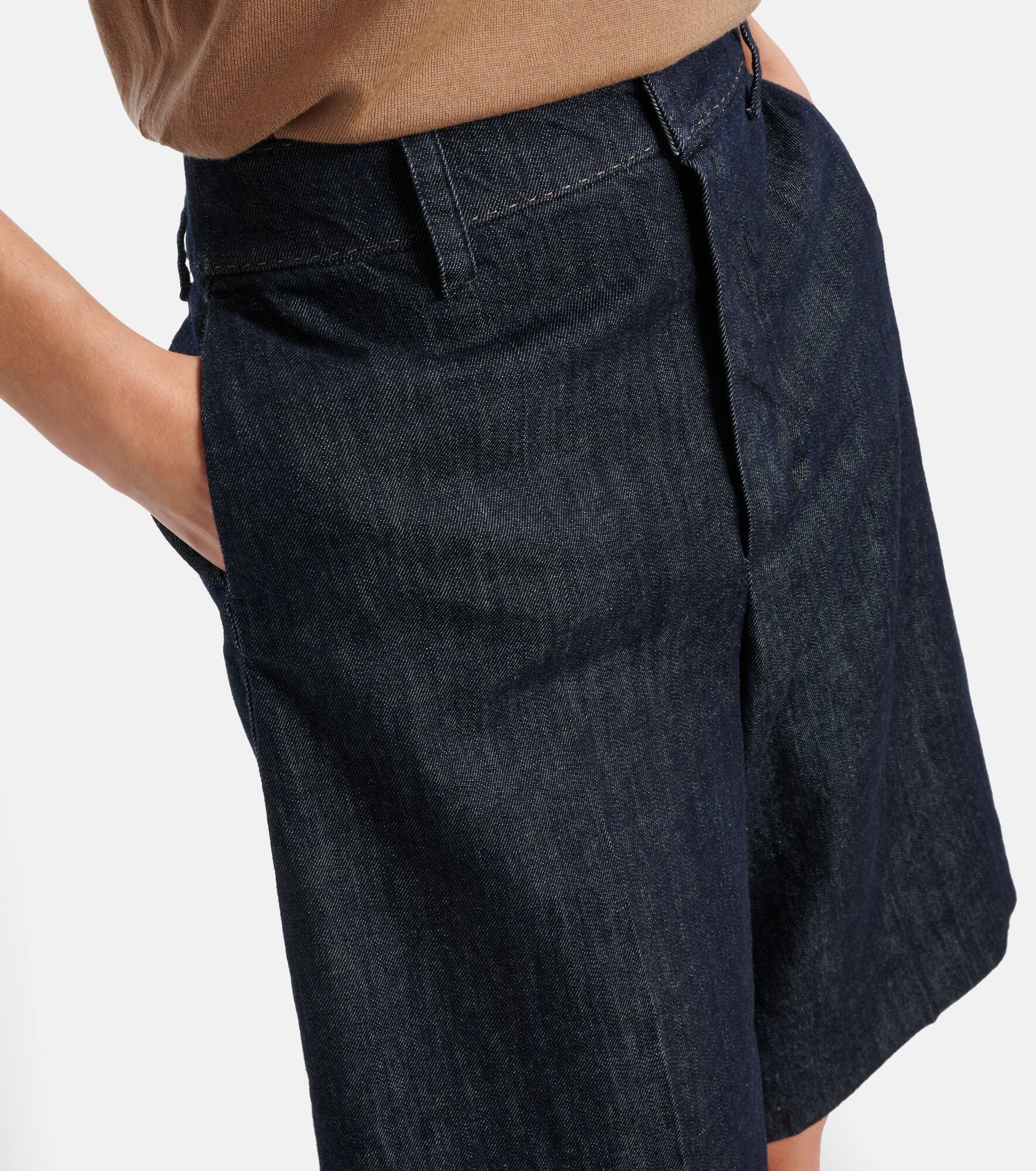 Frank denim Bermuda shorts - 4