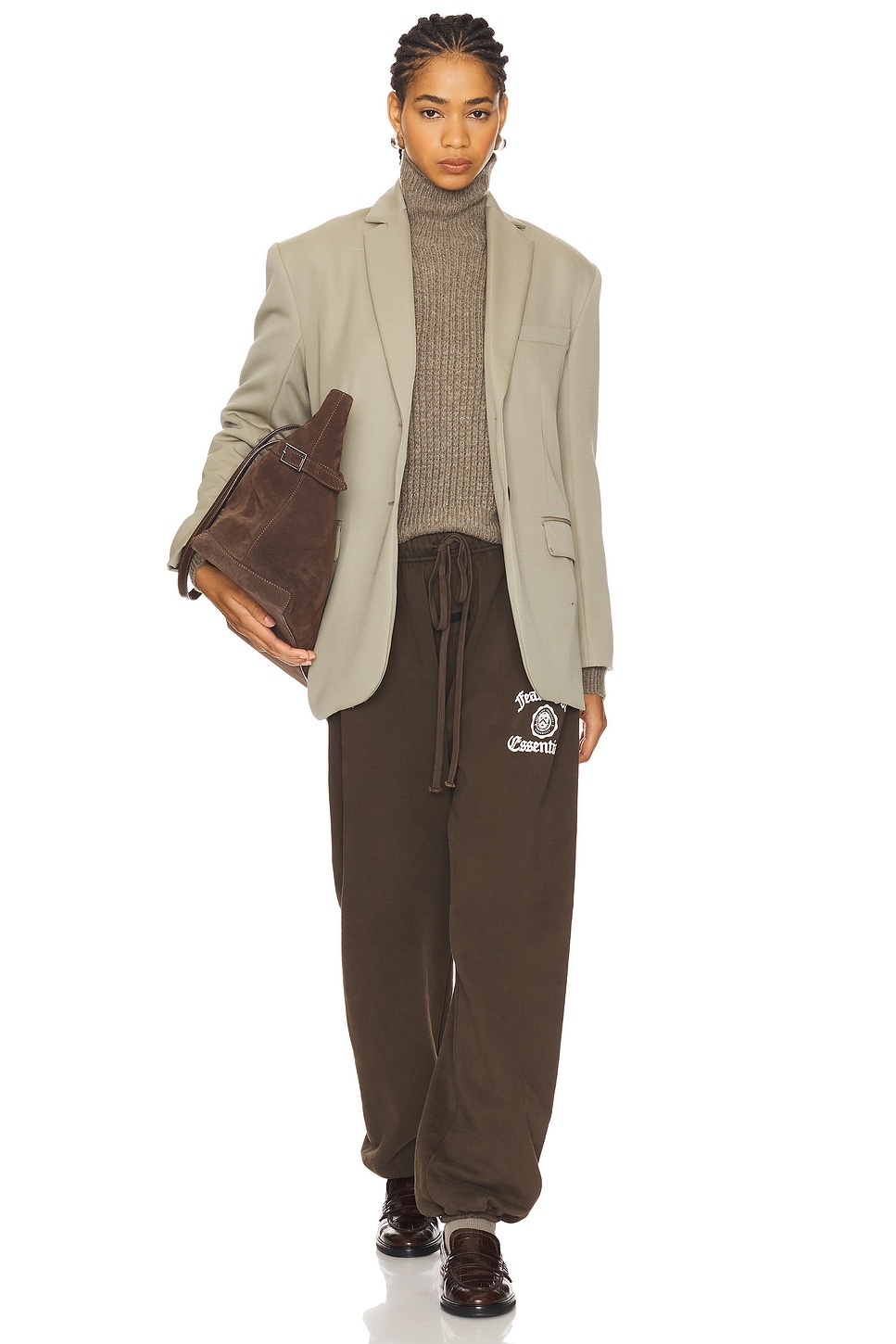 Cropped Turtleneck Sweater - 4