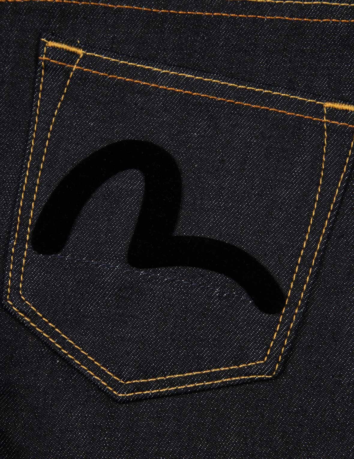 ALLOVER LOGO JACQUARD AND SEAGULL EMBROIDERY LOOSE FIT DENIM SHORT - 6