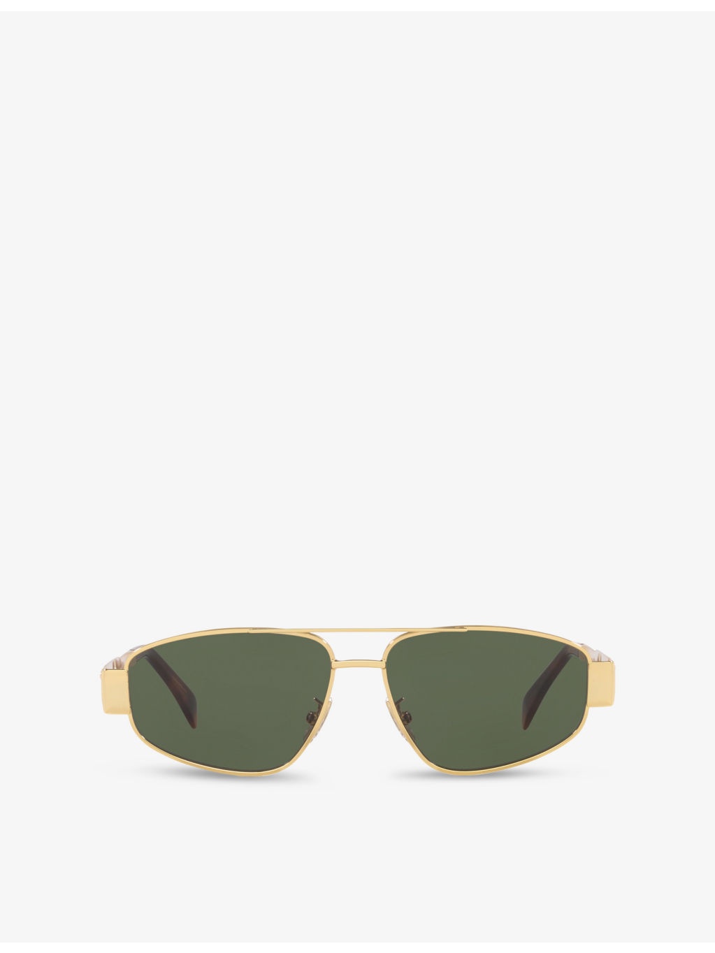 CL40281U Metaltriomphe Aviator-Frame Metal Sunglasses - 1