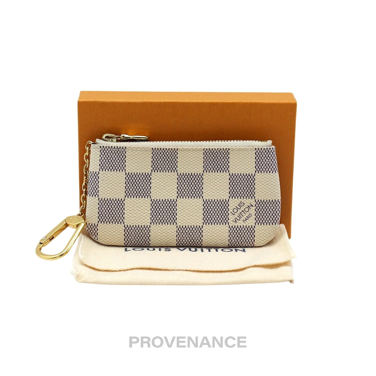 Louis Vuitton Key Pouch Cles - Damier Azur - 1