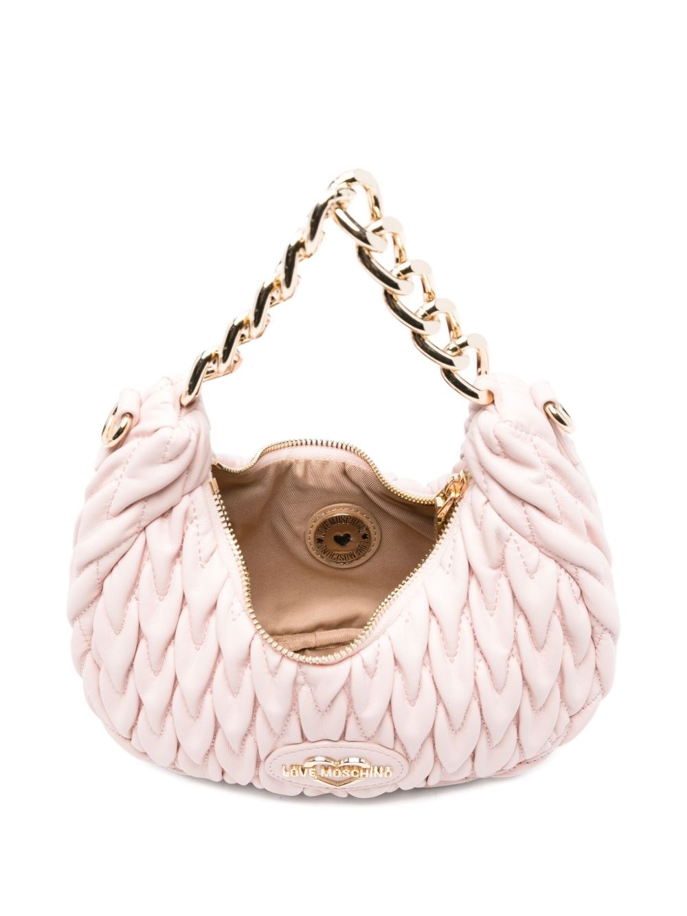quilted chain-handle shoulder bag - 5