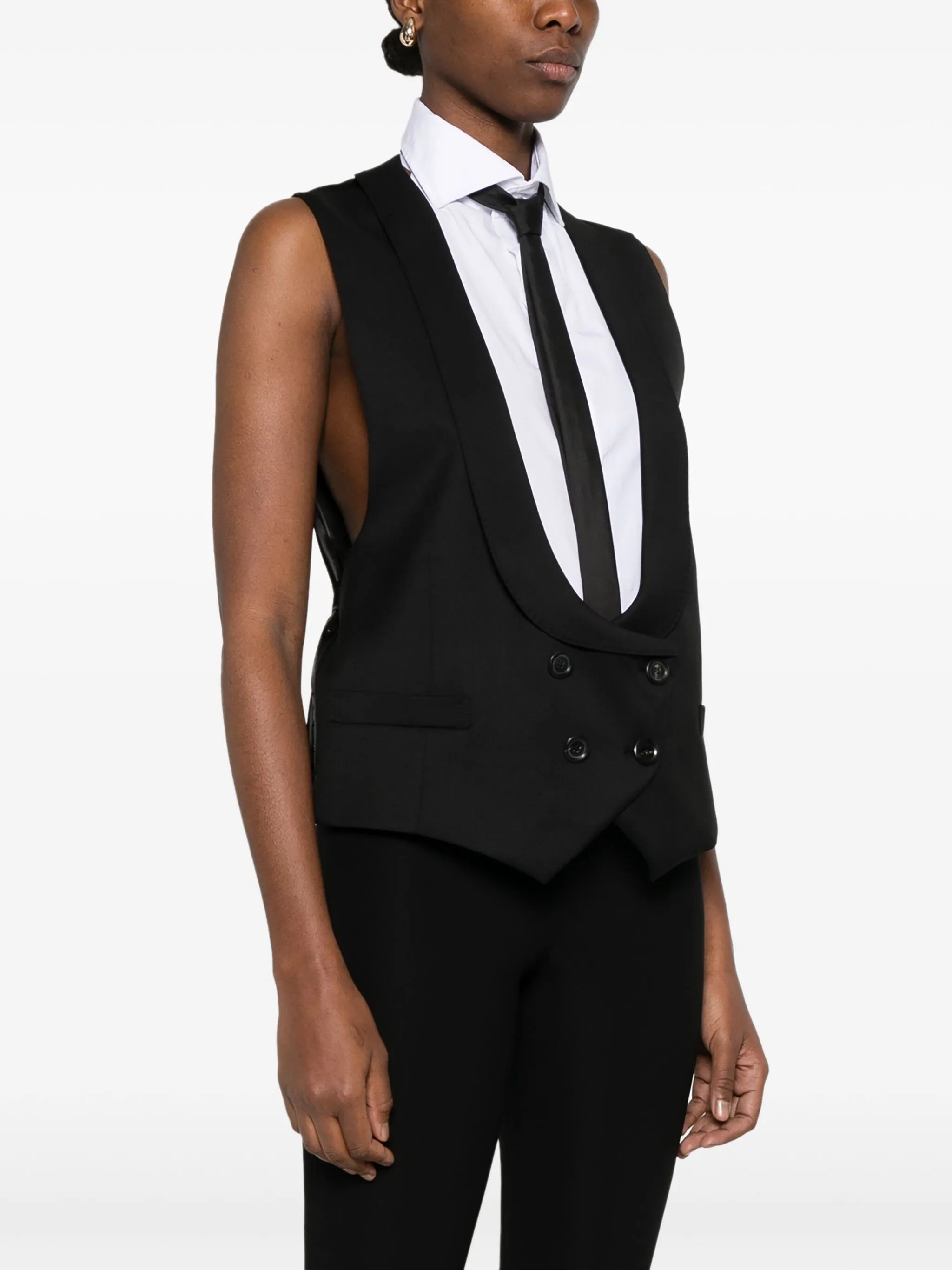 Scoop-neck Waistcoat - 5