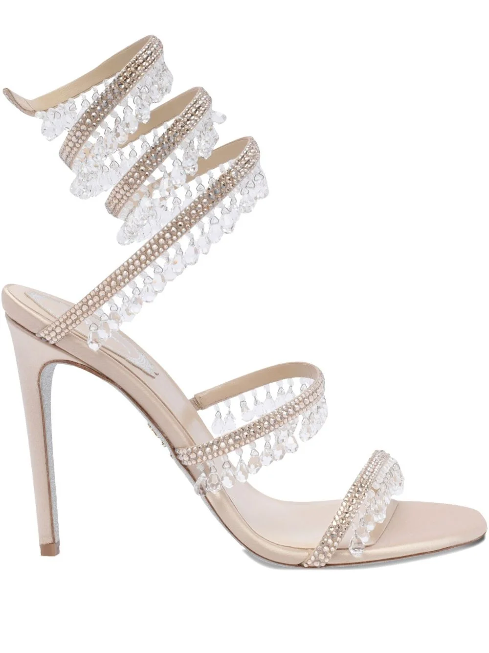 105mm crystal-embellished sandals - 1