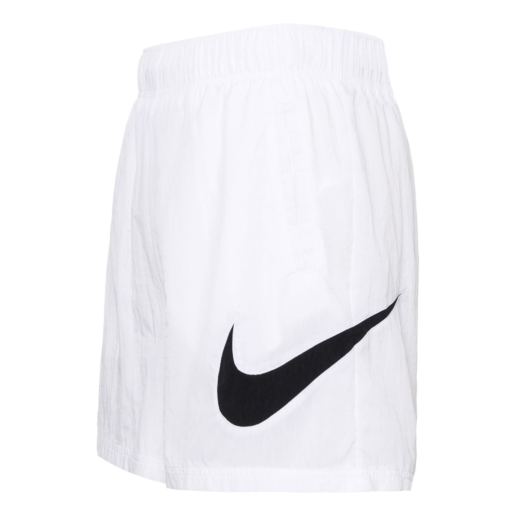 (WMNS) Nike Sportswear Essential High-Rise Woven Shorts 'White Black' DM6740-100 - 2