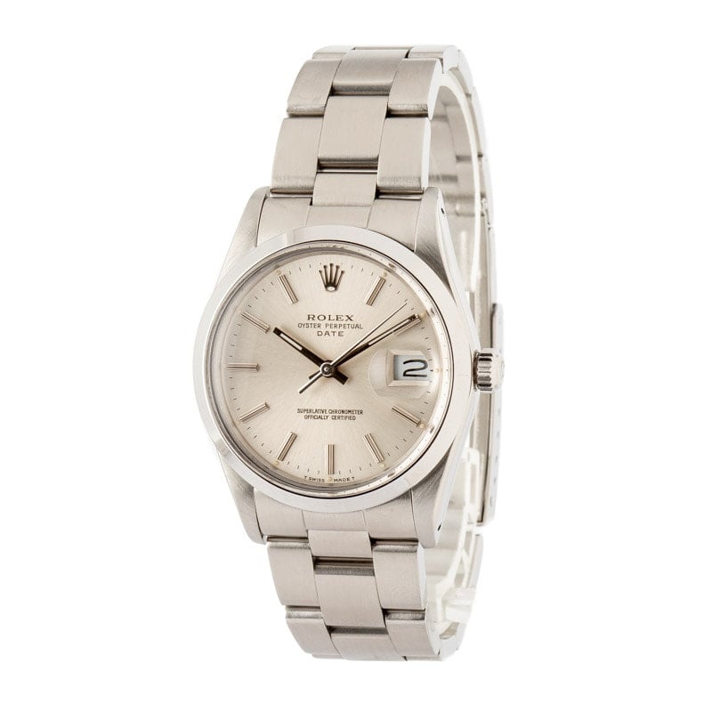 Rolex Date 15000 Stainless Steel Oyster - 2