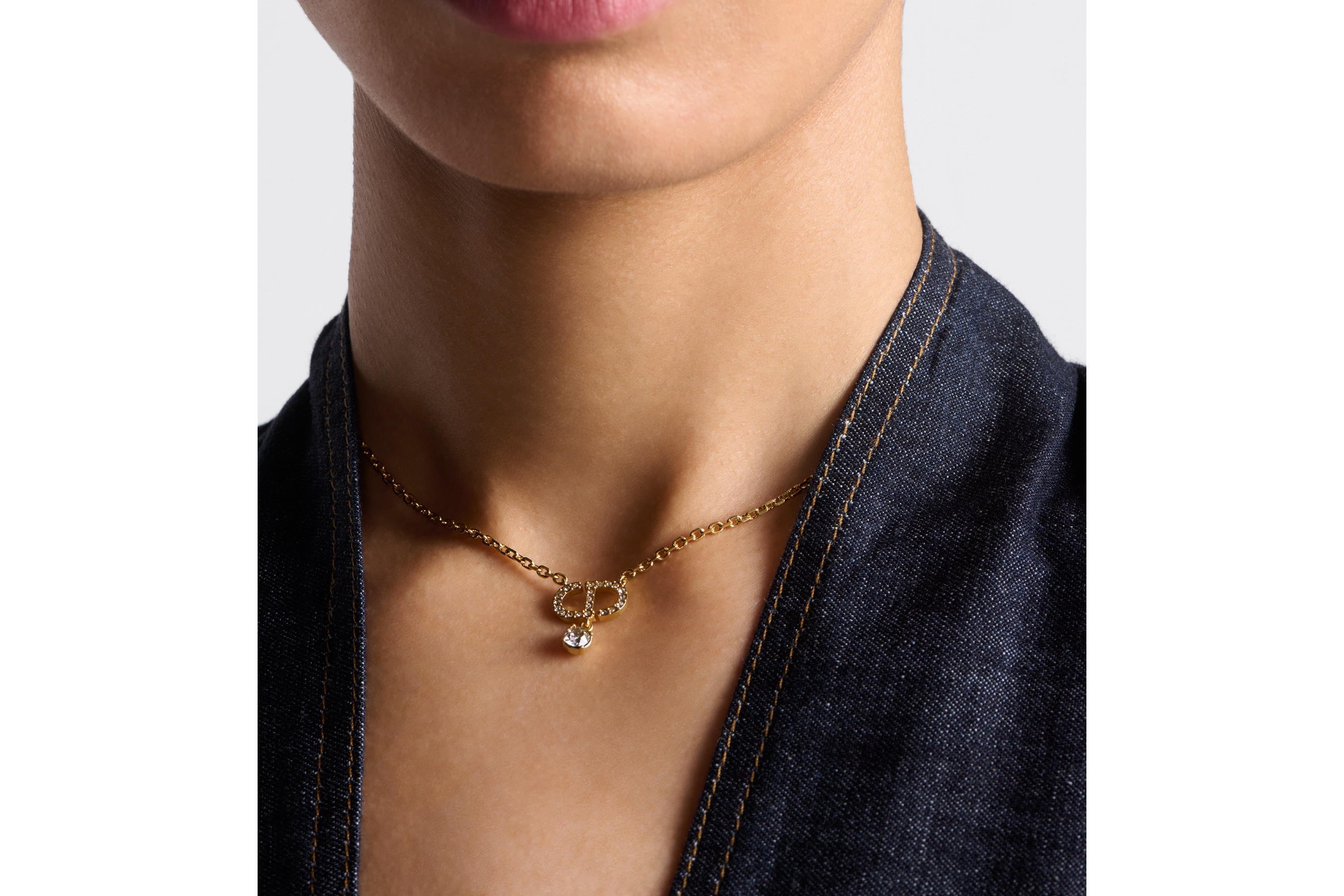 Dior Petit CD Necklace REVERSIBLE