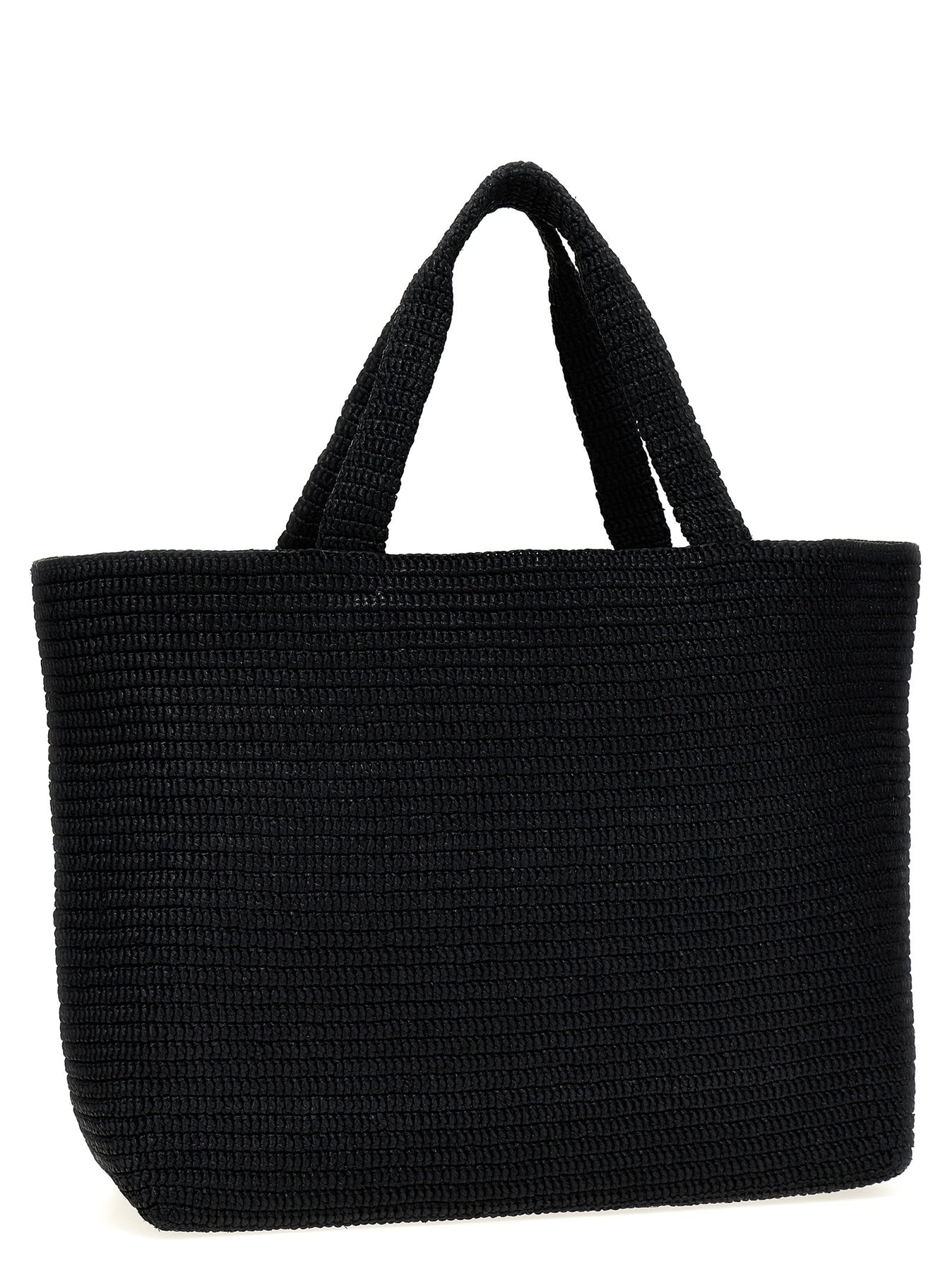 Rafia Tote Bag Black - 2