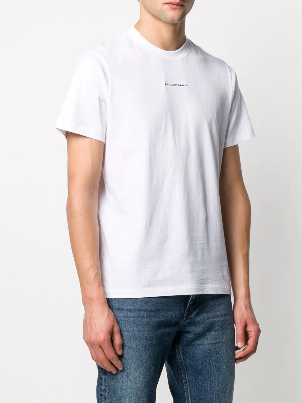 embroidered logo T-shirt - 3