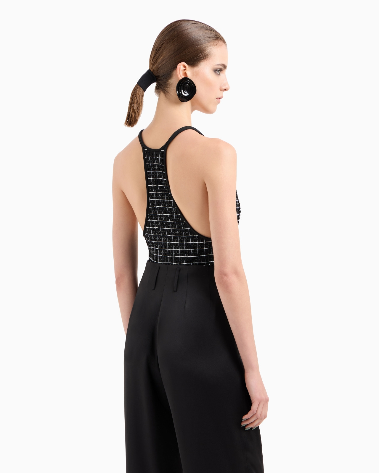 EMBROIDERED VISCOSE JERSEY TOP - 3
