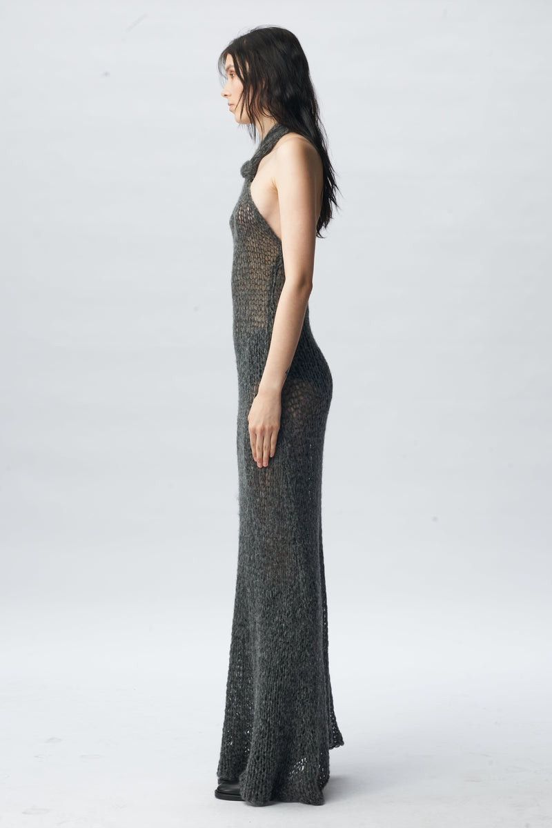 Ann Demeulemeester Valentina Knitted Tied Dress outlook