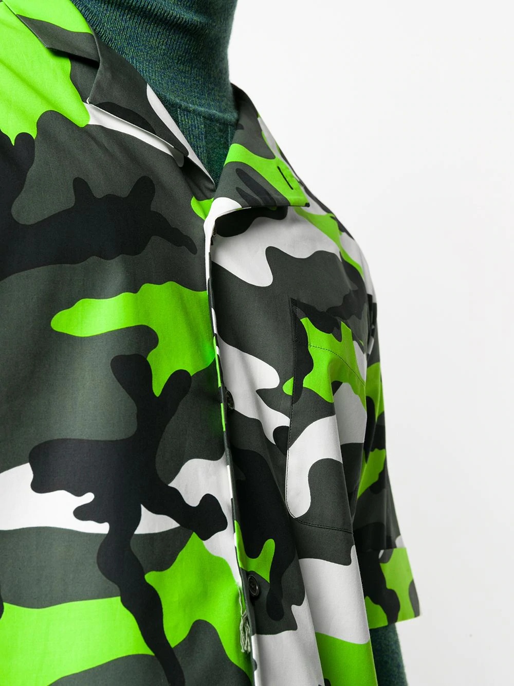 camouflage-print short-sleeve shirt - 5