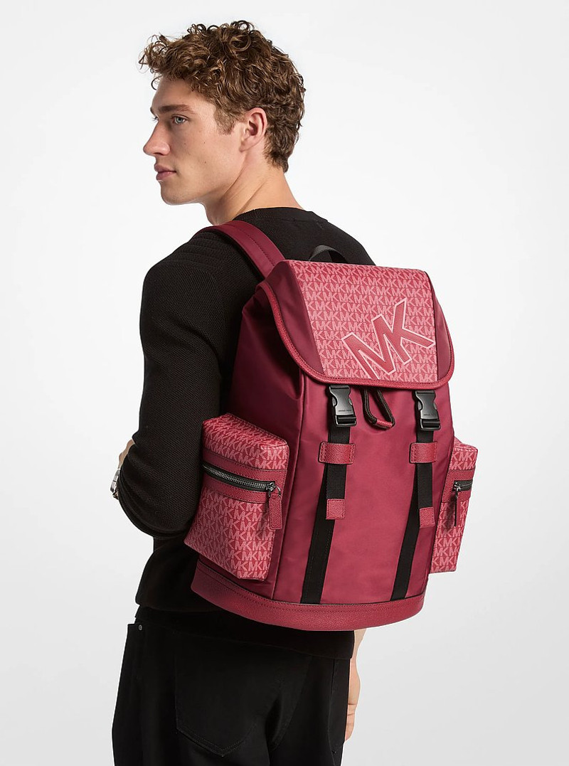 Cooper Signature Logo and Nylon Backpack 3