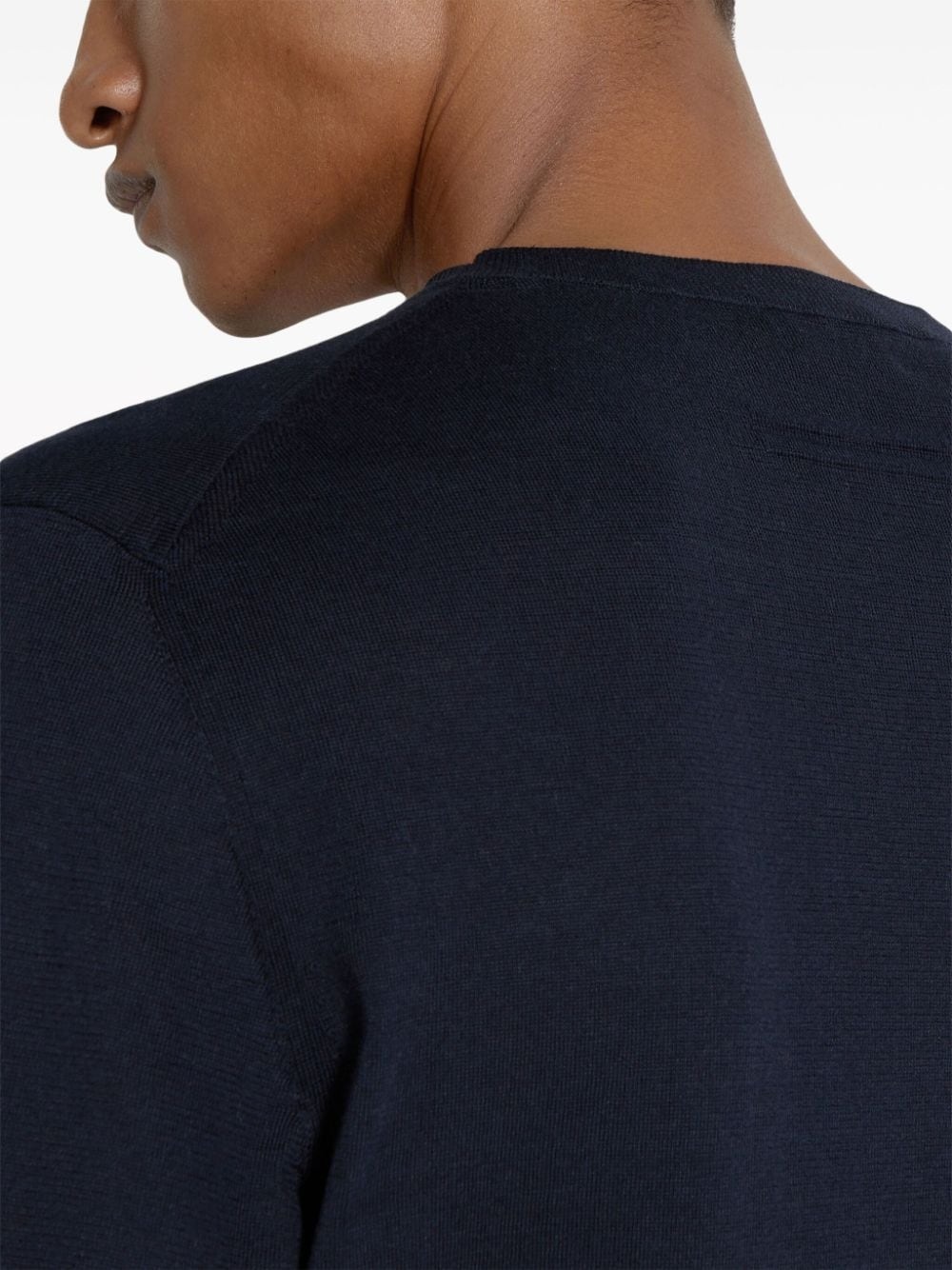 fine-knit cotton T-shirt - 5