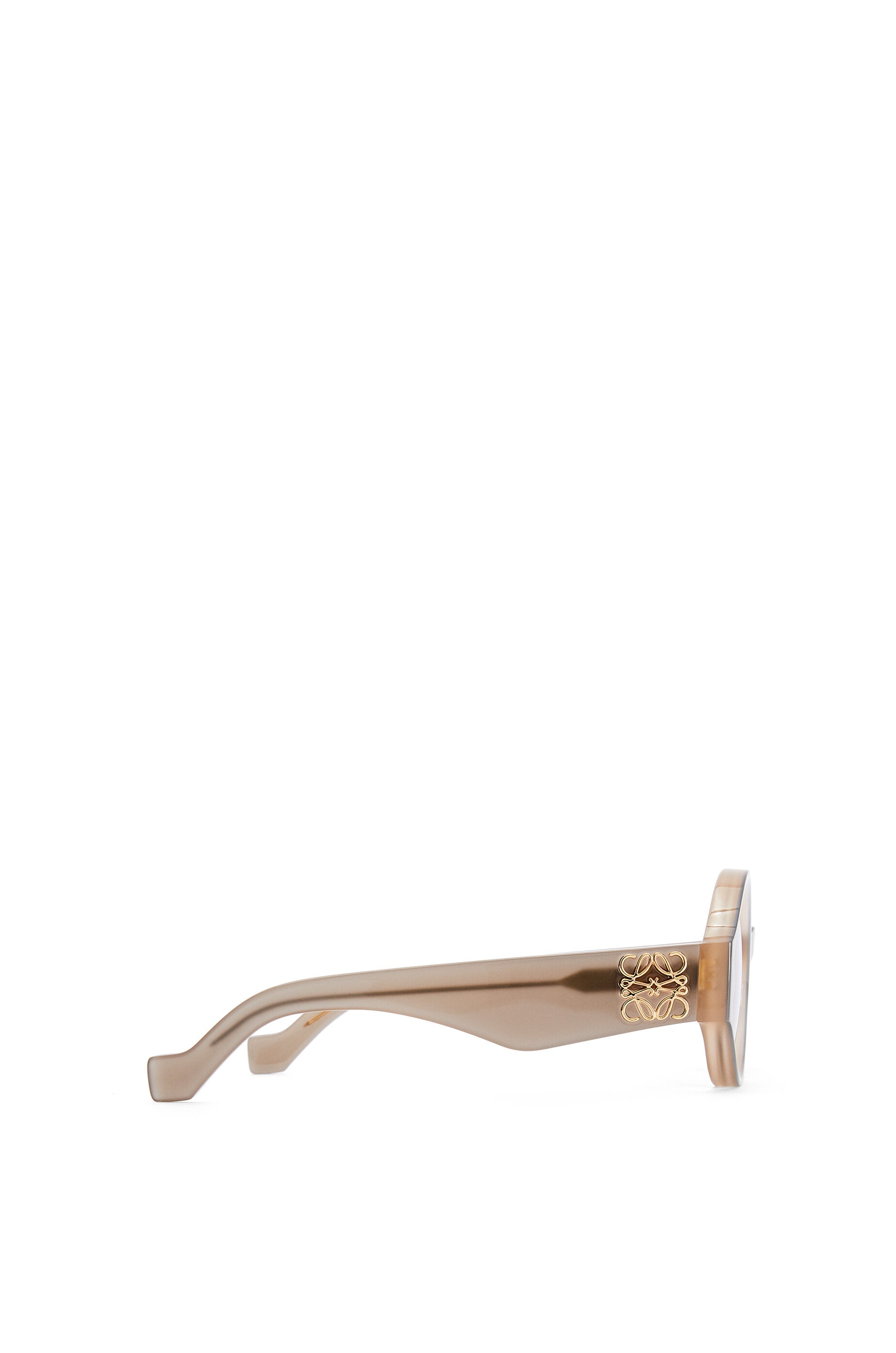 Chunky round sunglasses in acetate - 4