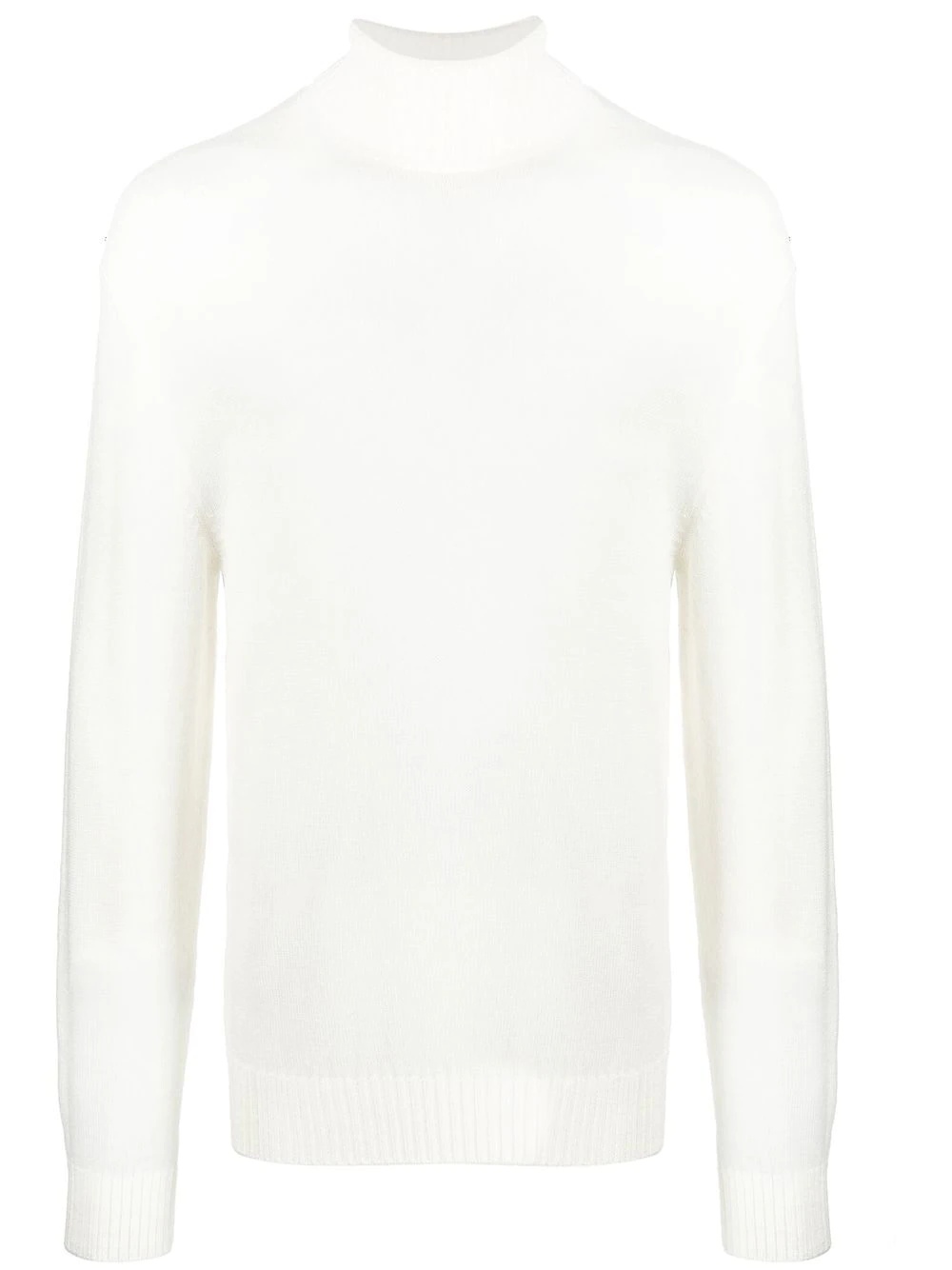 roll neck knitted sweater - 1